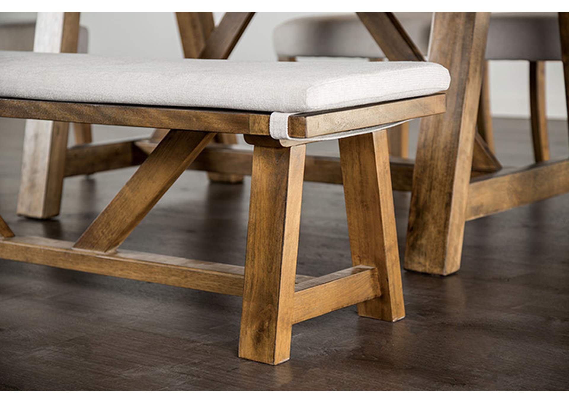 Losone Bench w/ Cushion,Furniture of America