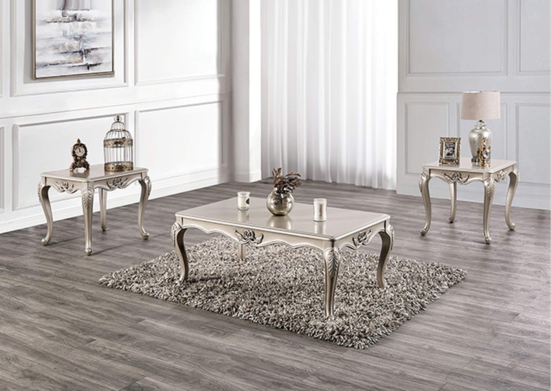 Rochester End Table,Furniture of America