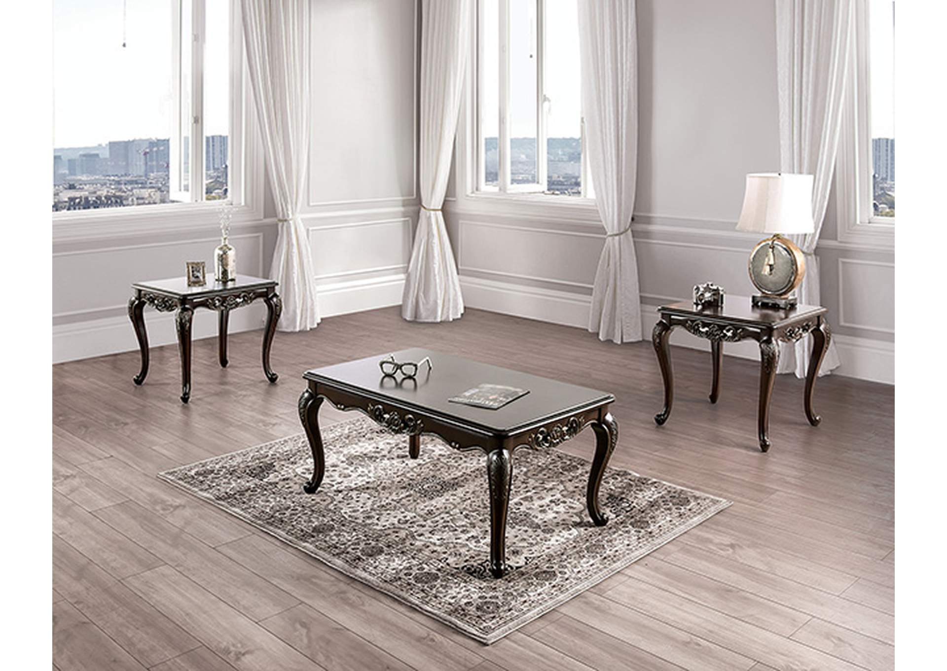 Halcaster End Table,Furniture of America
