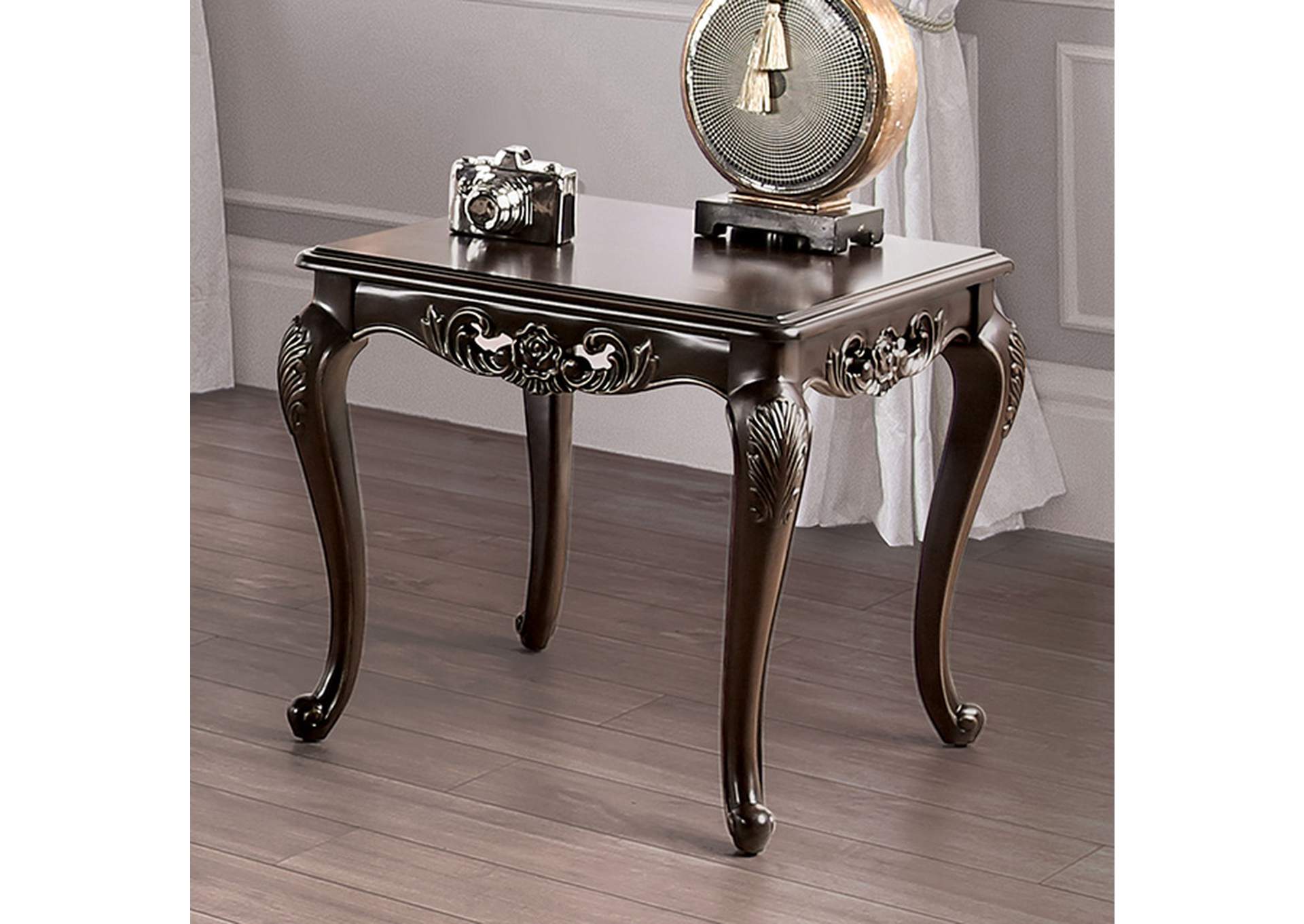 Halcaster End Table,Furniture of America