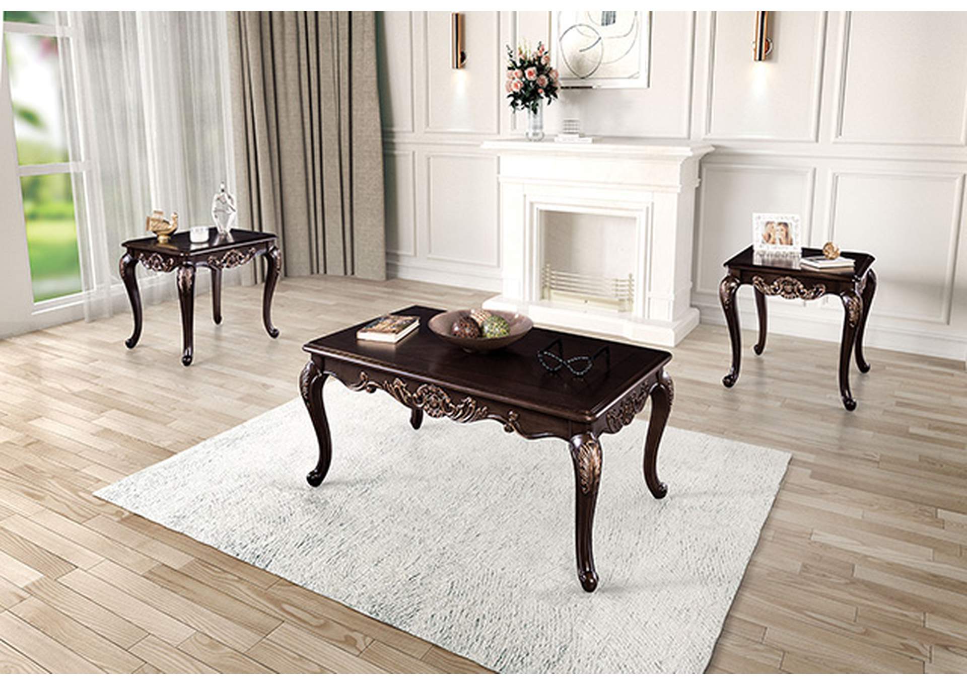 Palencia Coffee Table,Furniture of America