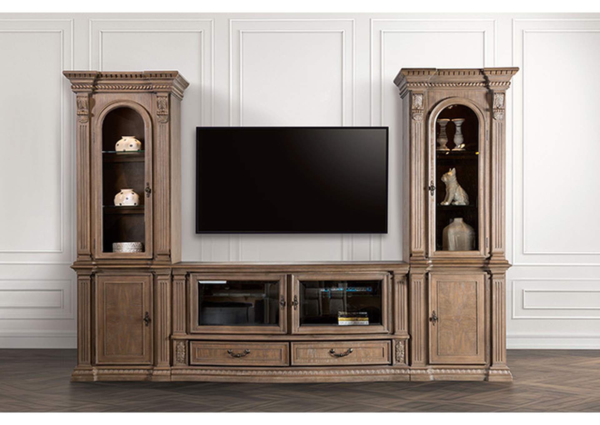 Seven Oaks Entertainment Center,Furniture of America