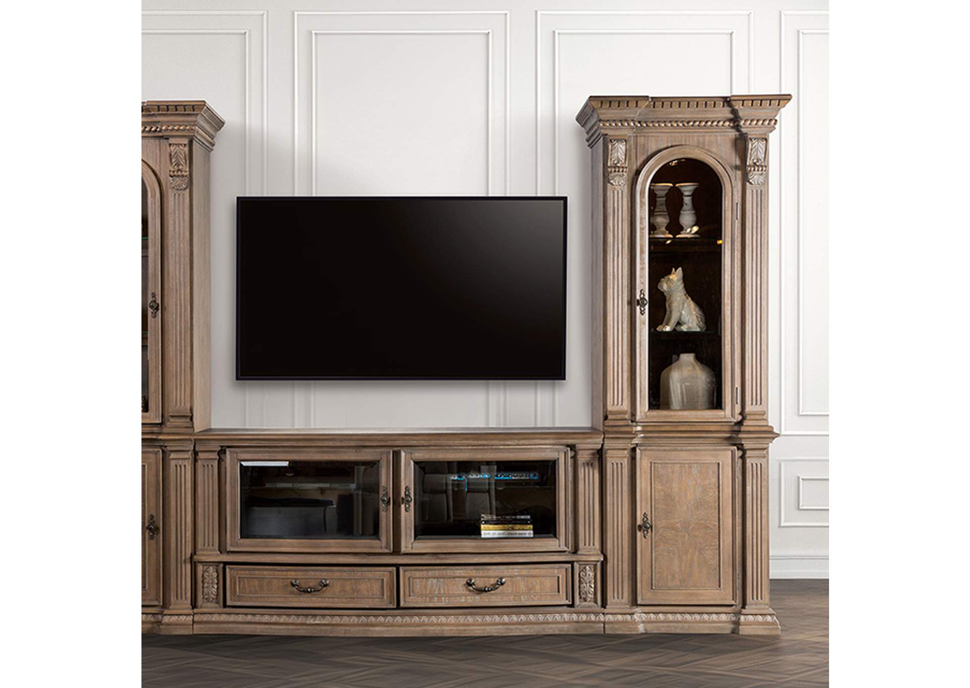 Seven Oaks Entertainment Center,Furniture of America