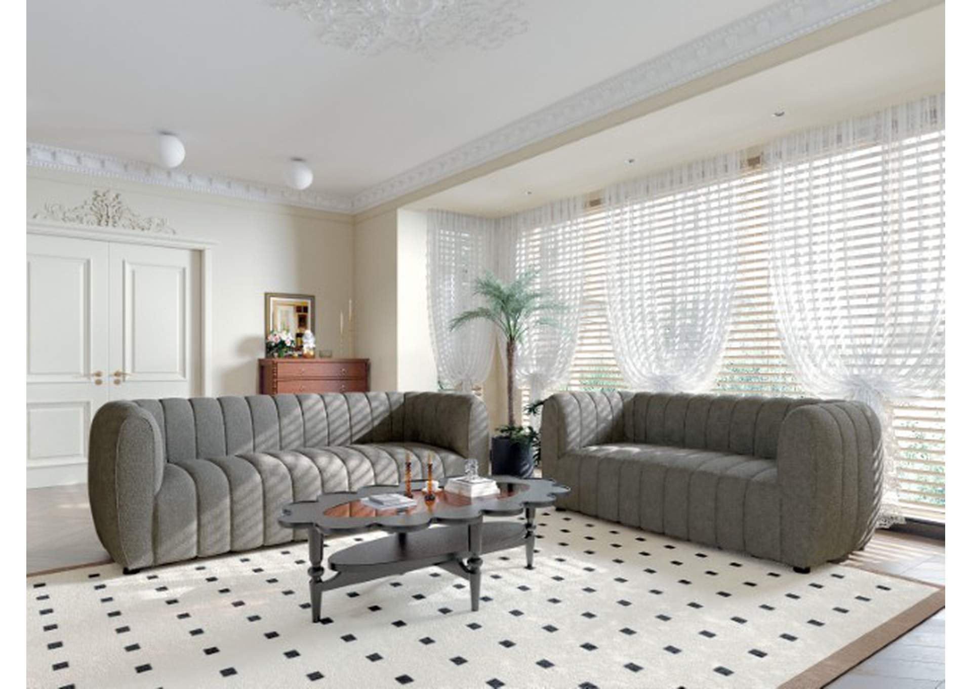 Aversa Loveseat,Furniture of America