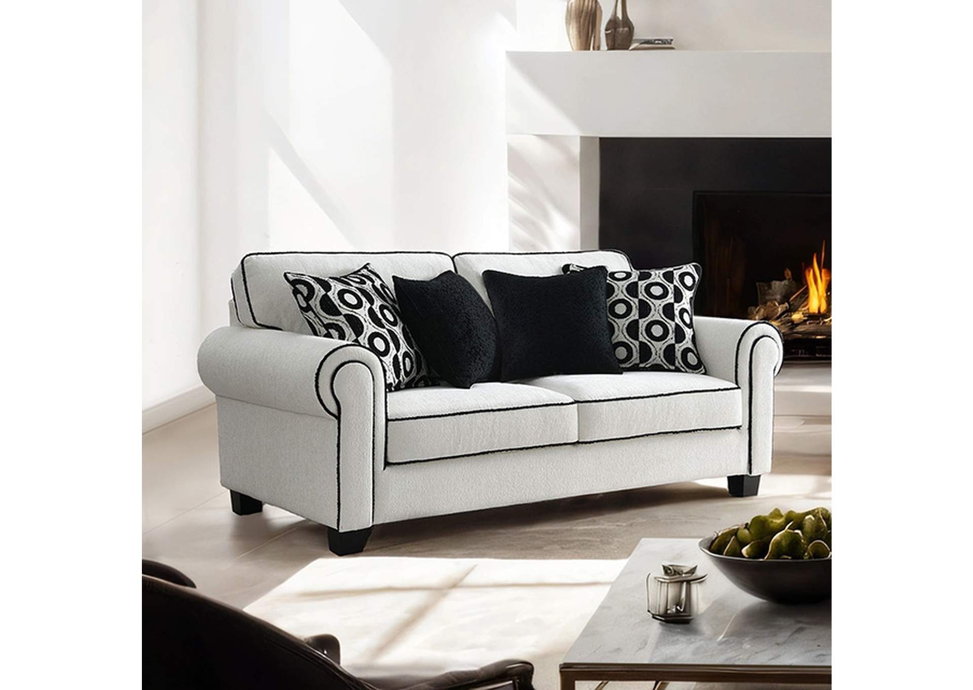Viviani Loveseat,Furniture of America