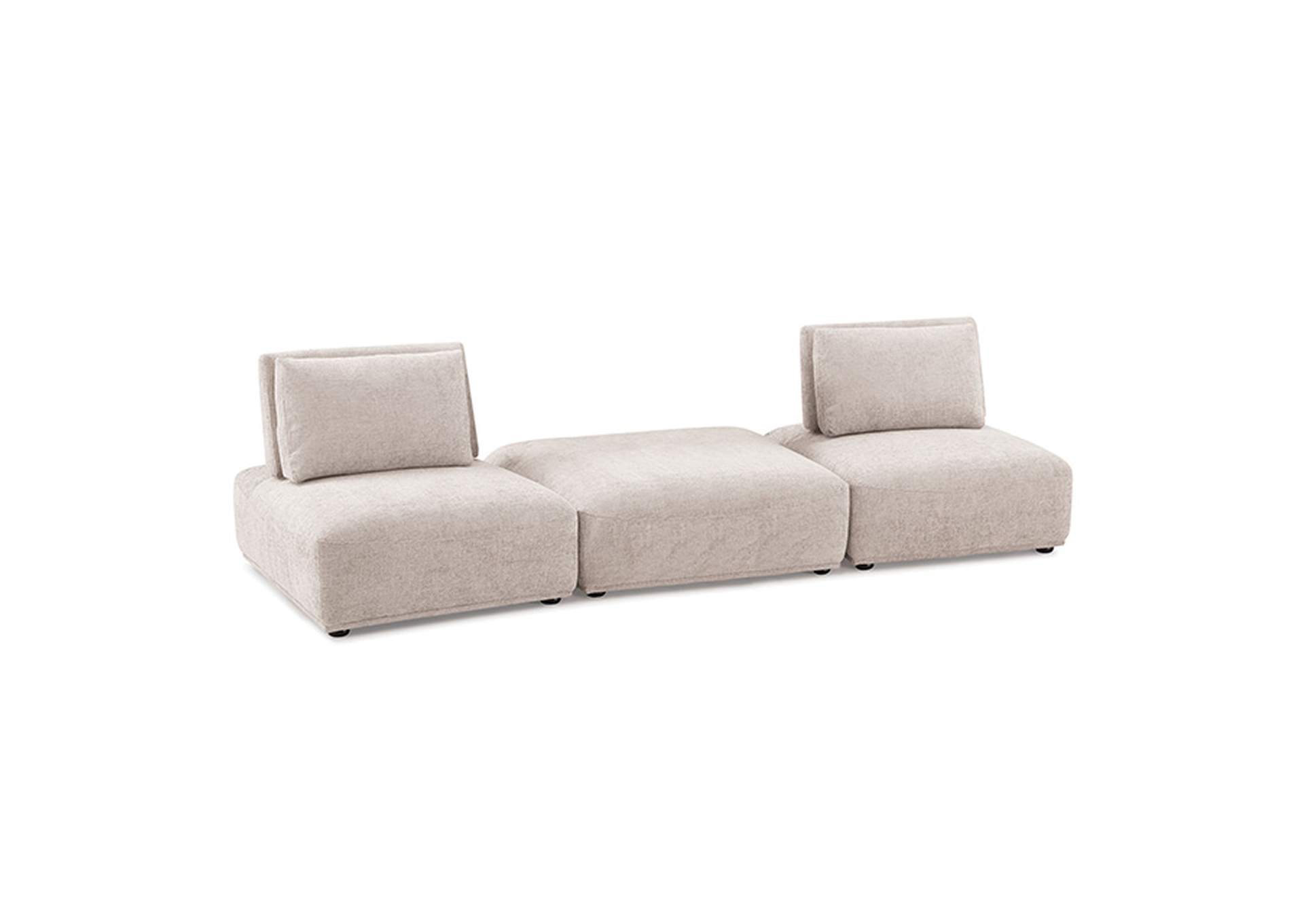 Stavanger 2-Seater w/ Square Ot,Furniture of America