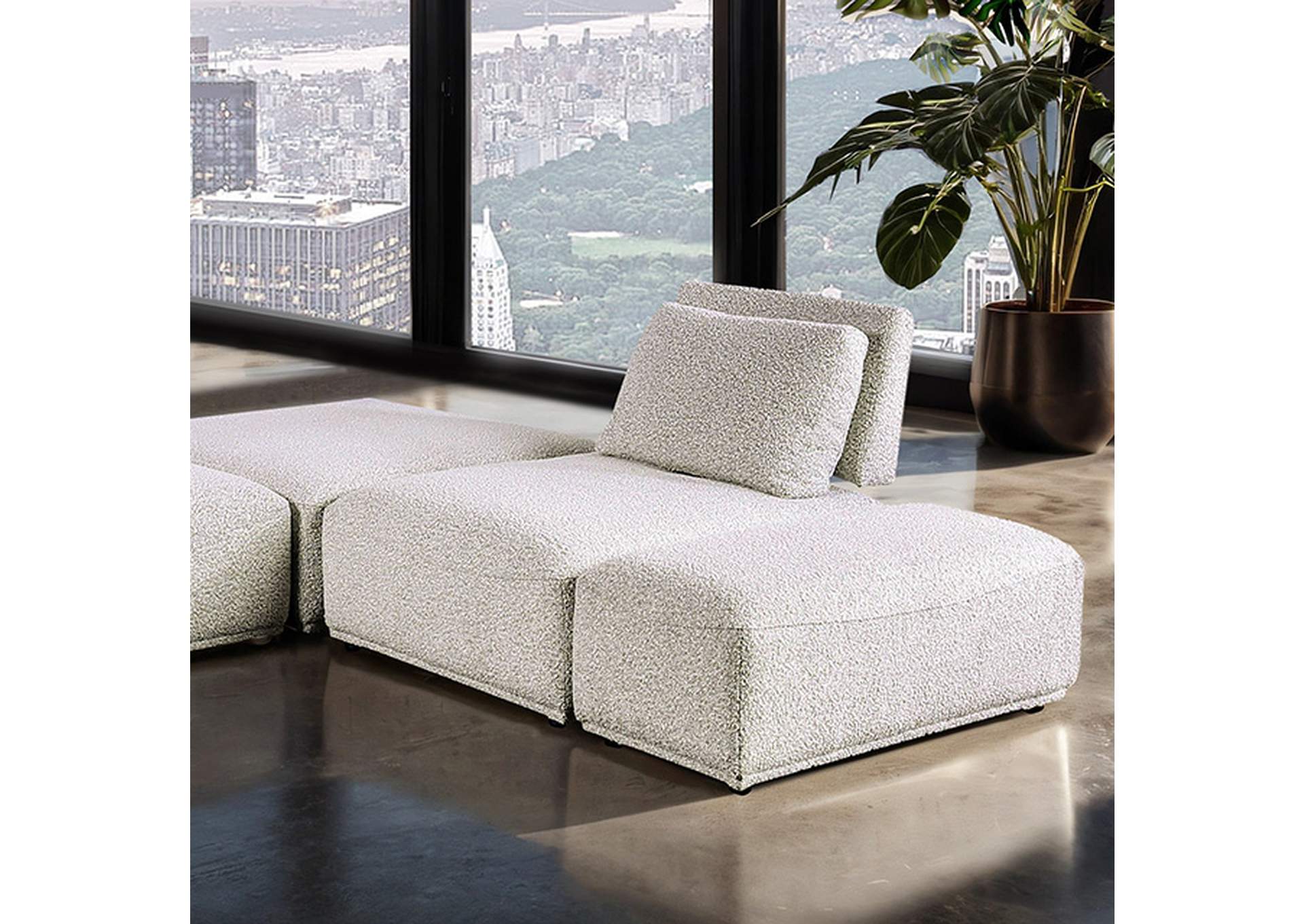Stavanger L-Sectional,Furniture of America
