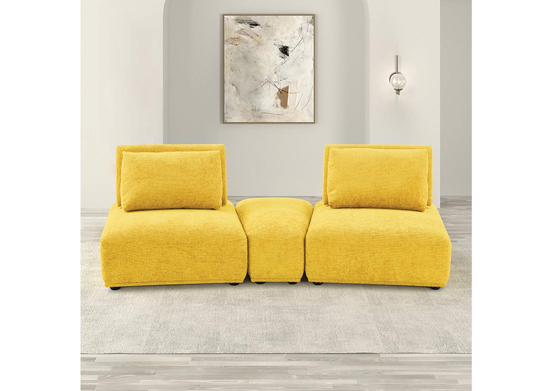 Stavanger Curved 2-Seater w/ Ot,Furniture of America