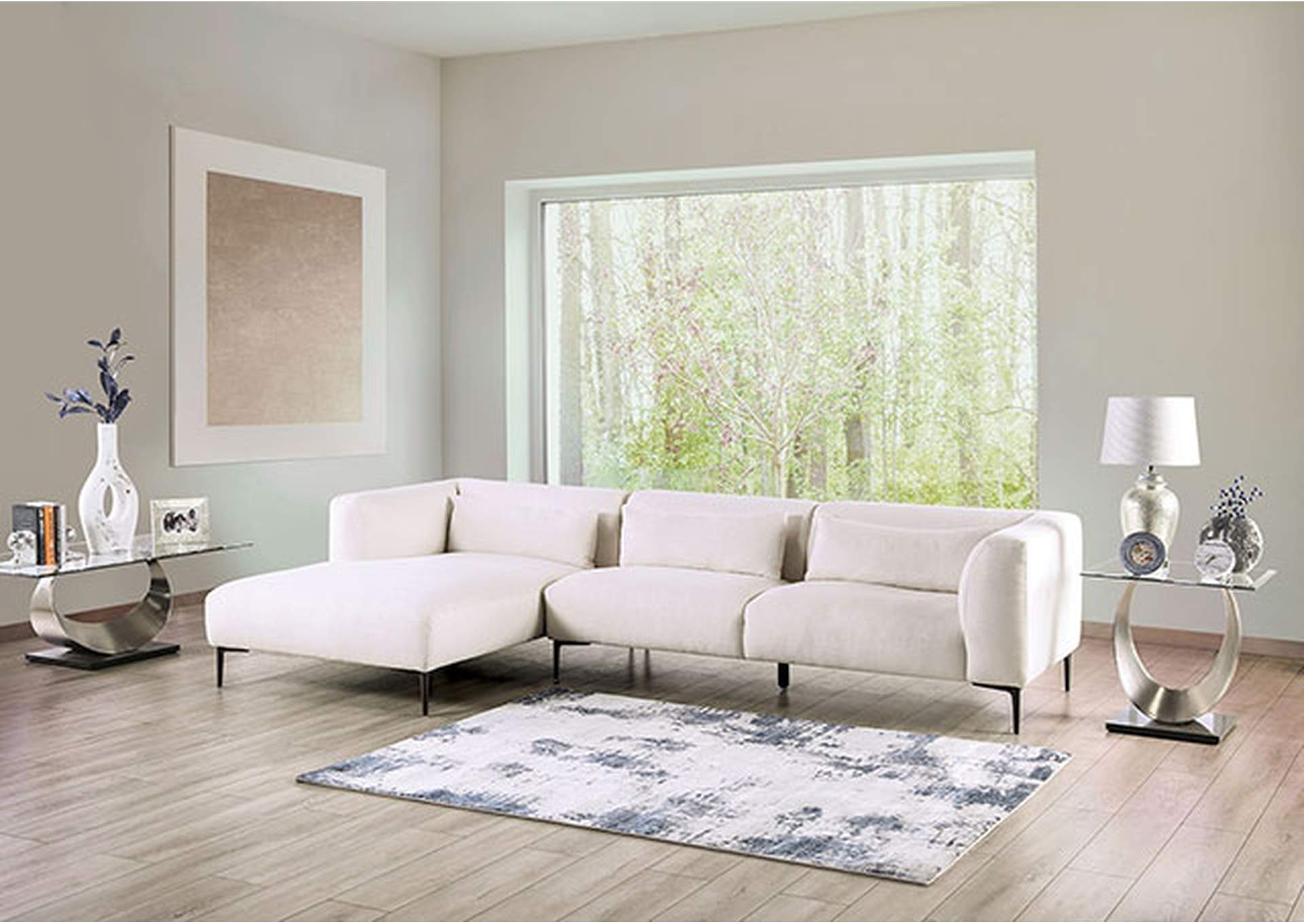 Paderborn Sectional, Left Chaise,Furniture of America
