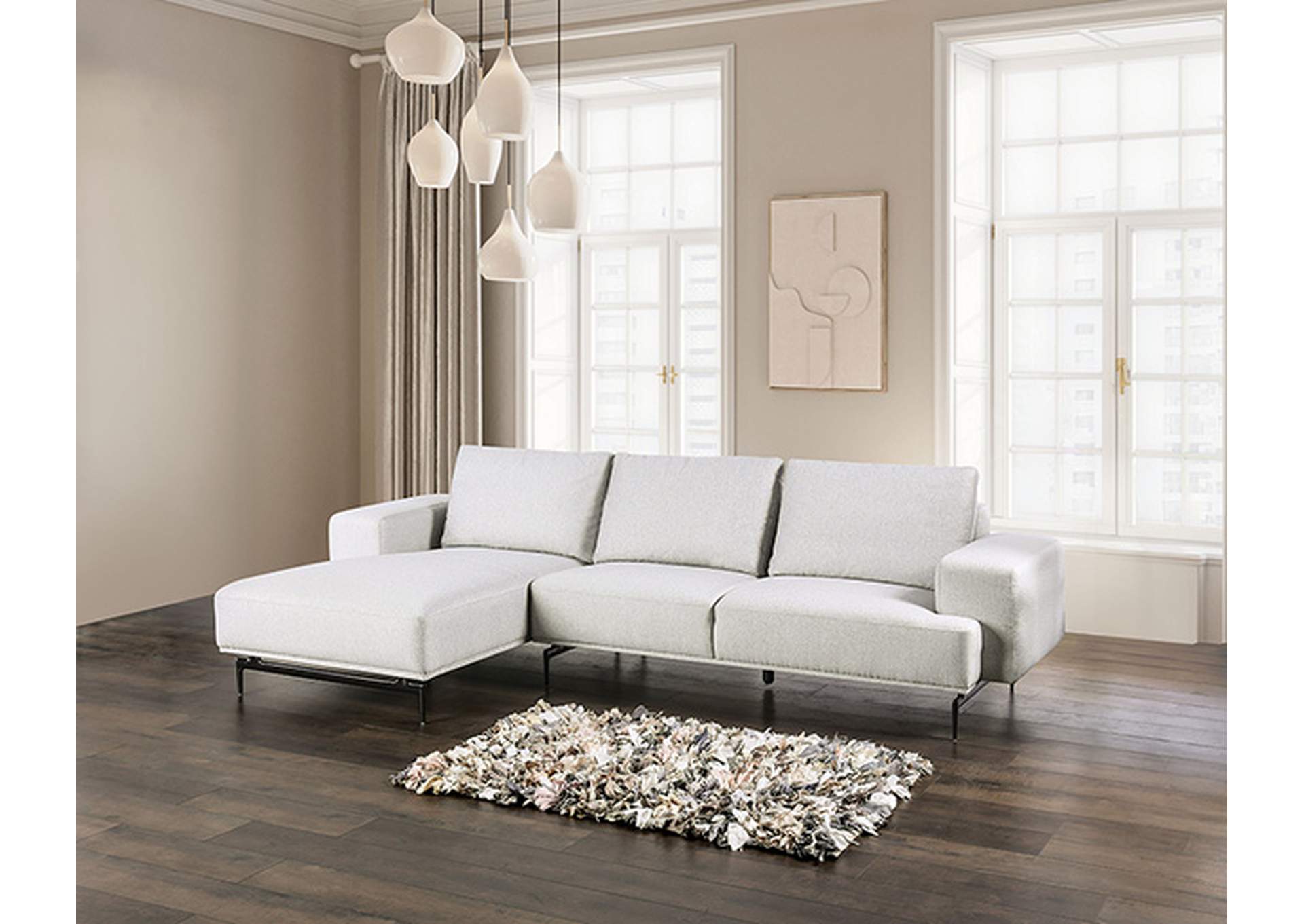 Baerum Sectional, Left Chaise,Furniture of America