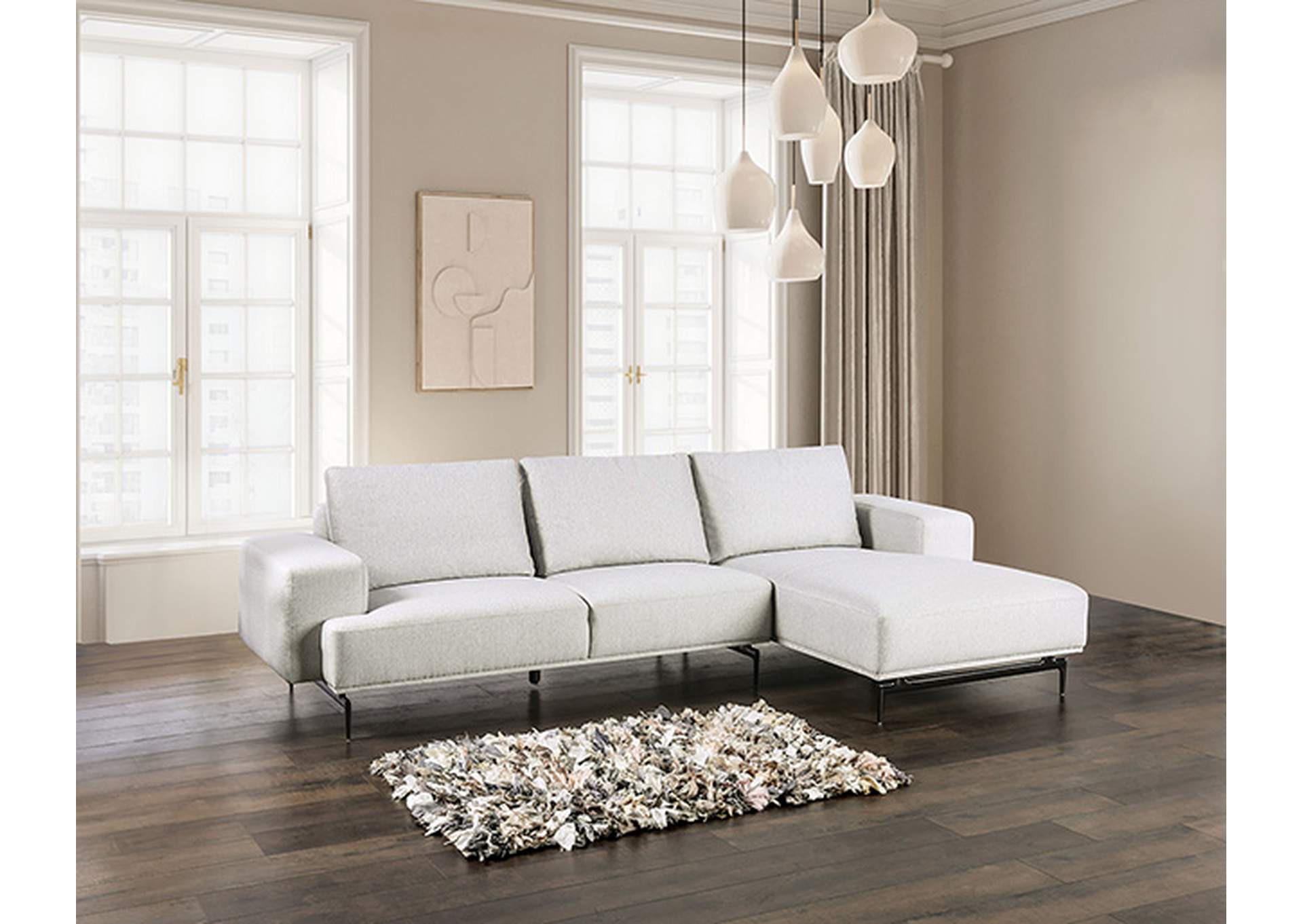 Baerum Sectional, Right Chaise,Furniture of America