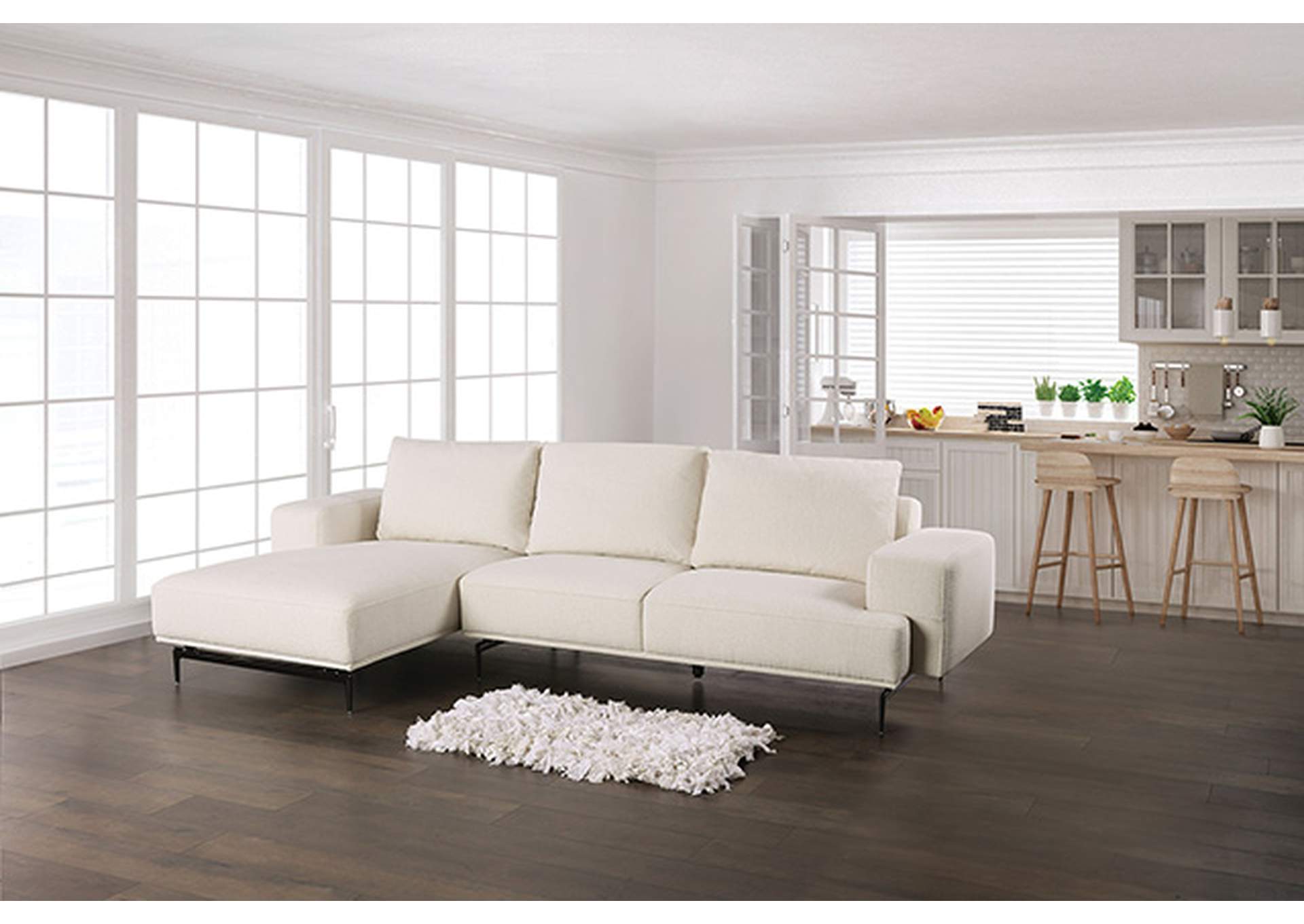 Baerum Sectional, Left Chaise,Furniture of America