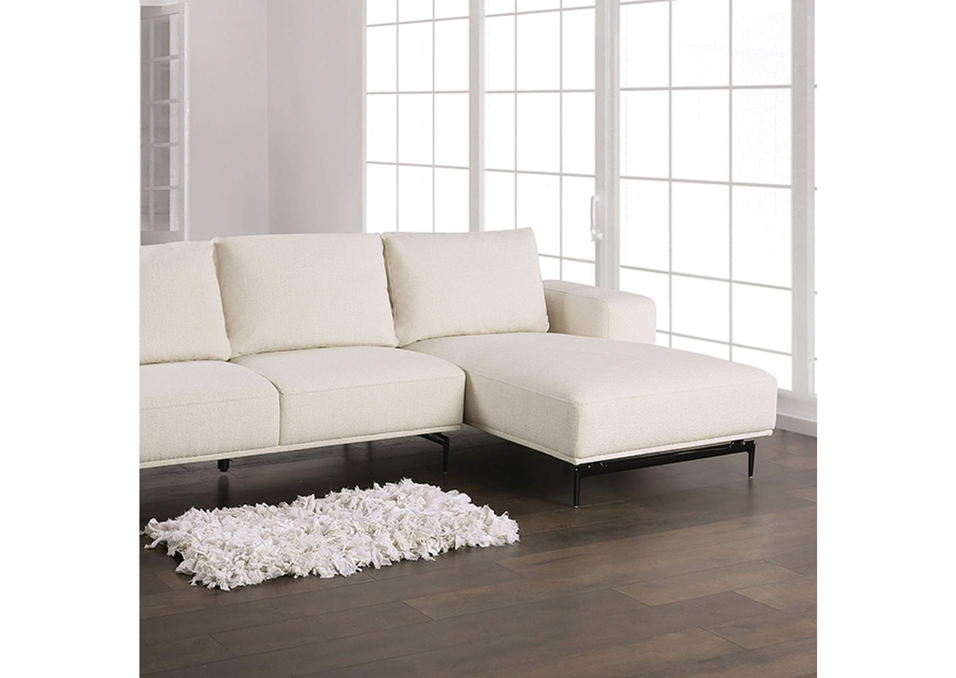 Baerum Sectional, Right Chaise,Furniture of America