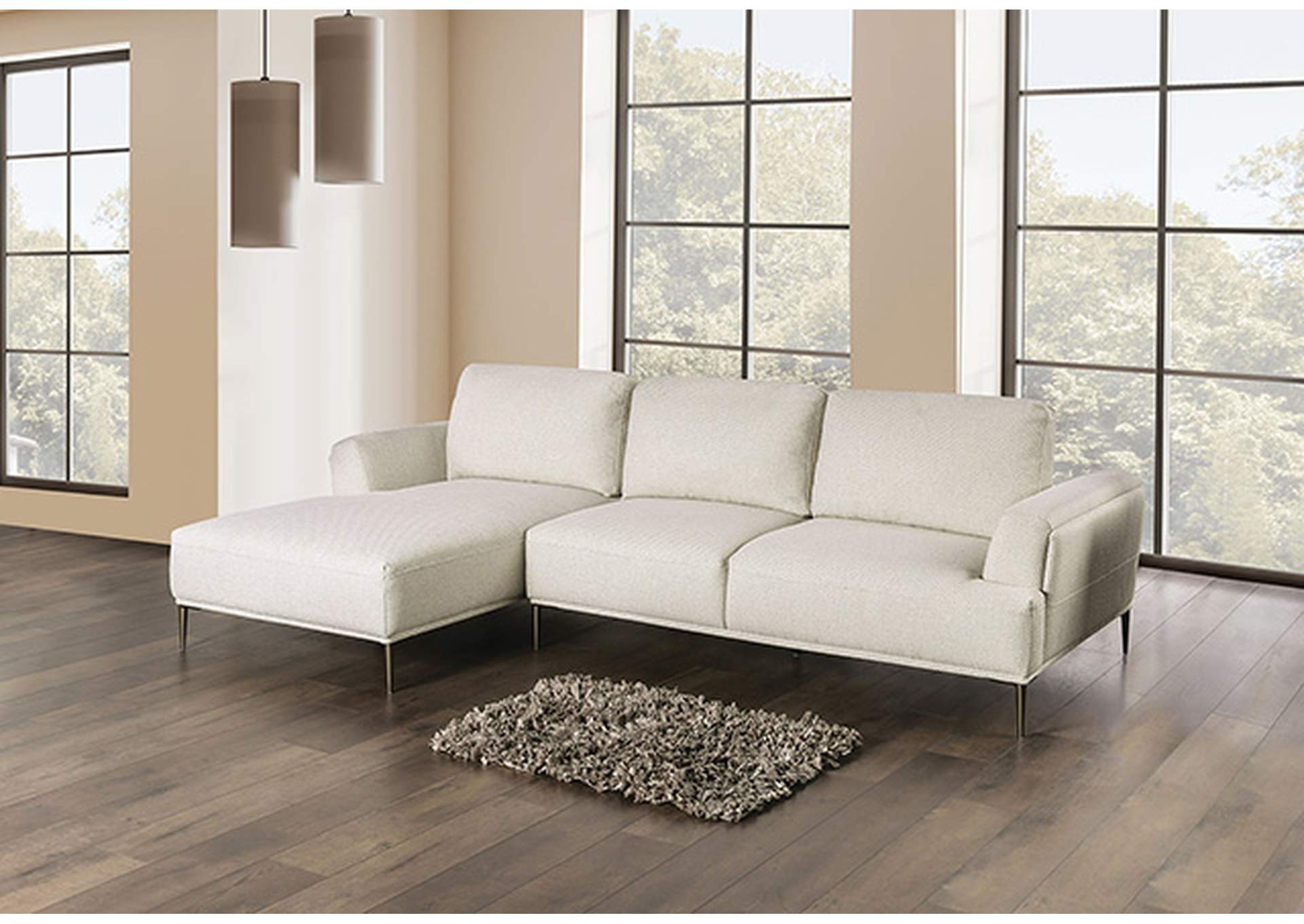 Gladbach Sectional, Left Chaise,Furniture of America