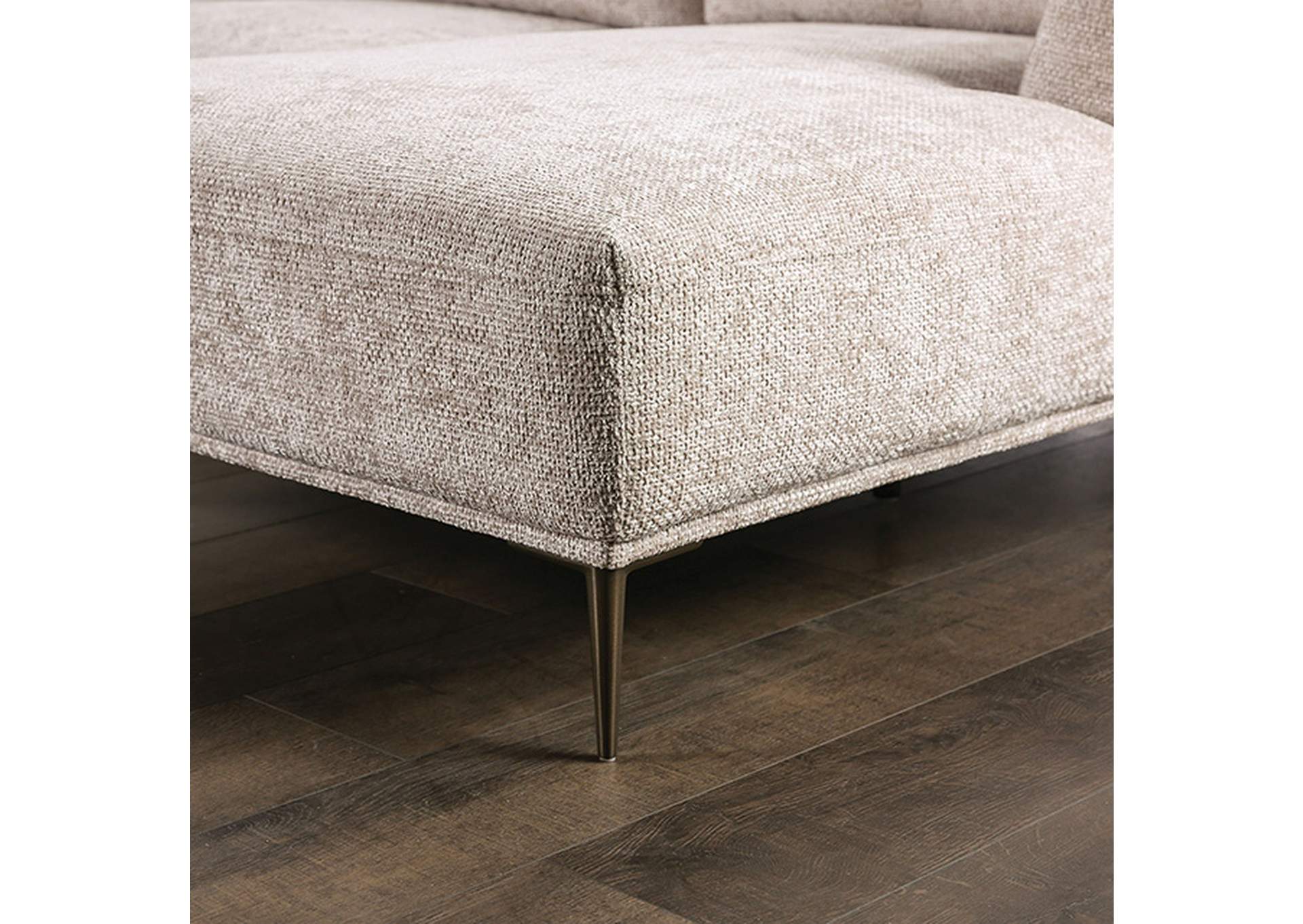 Gladbach Sectional, Right Chaise,Furniture of America