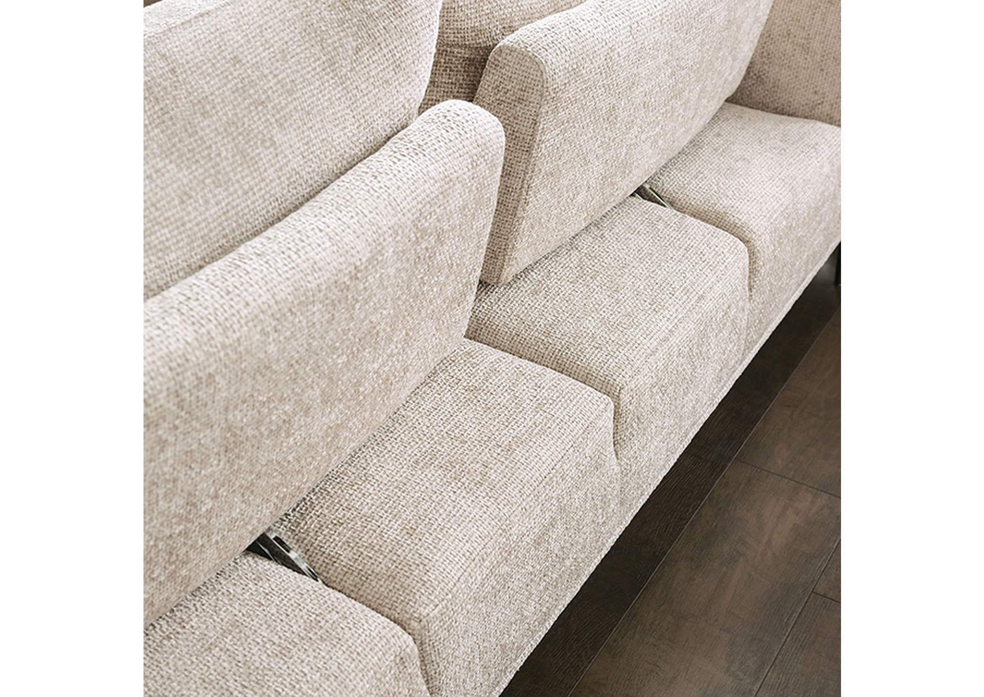 Gladbach Sectional, Right Chaise,Furniture of America