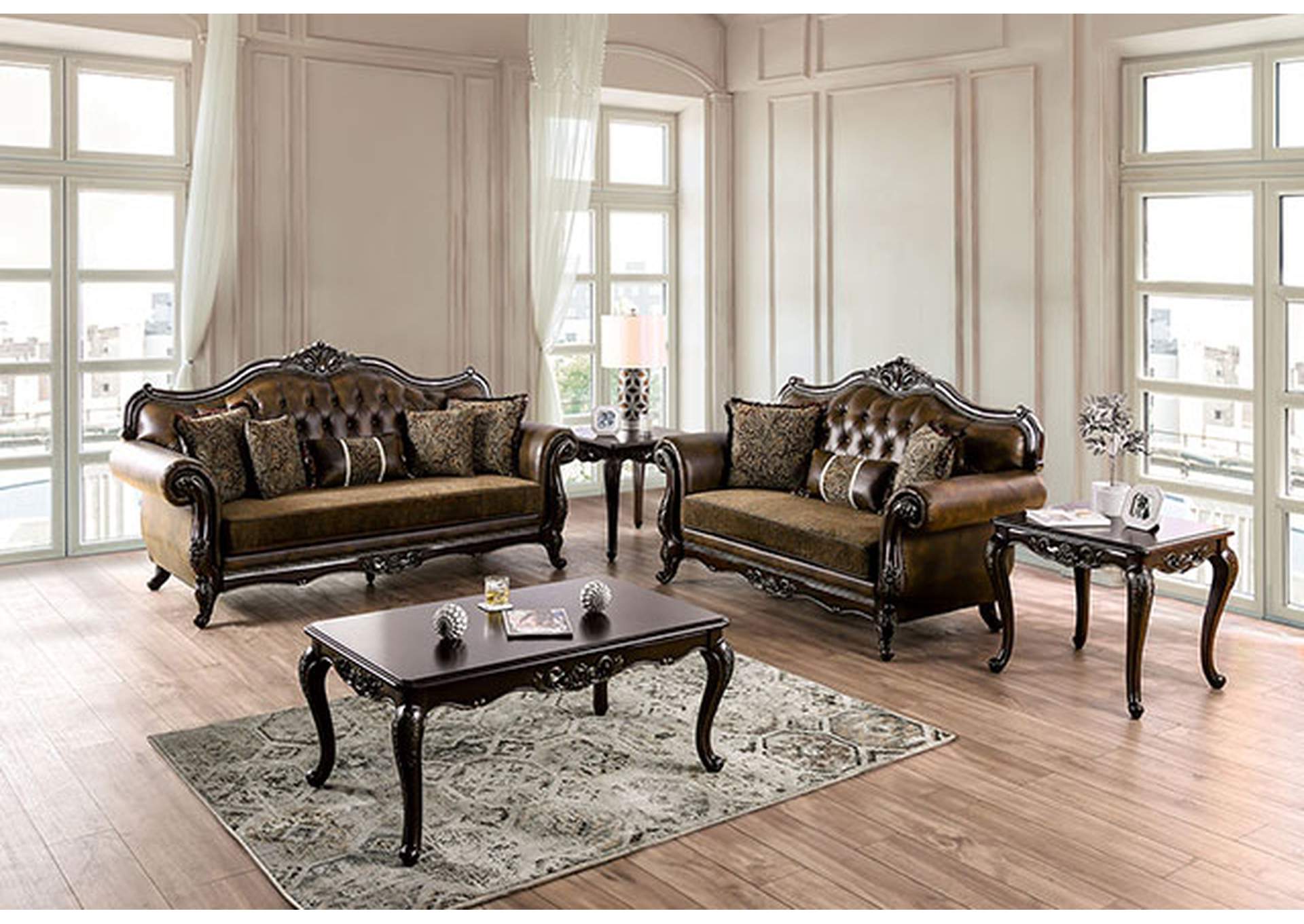 Ensenada Loveseat,Furniture of America