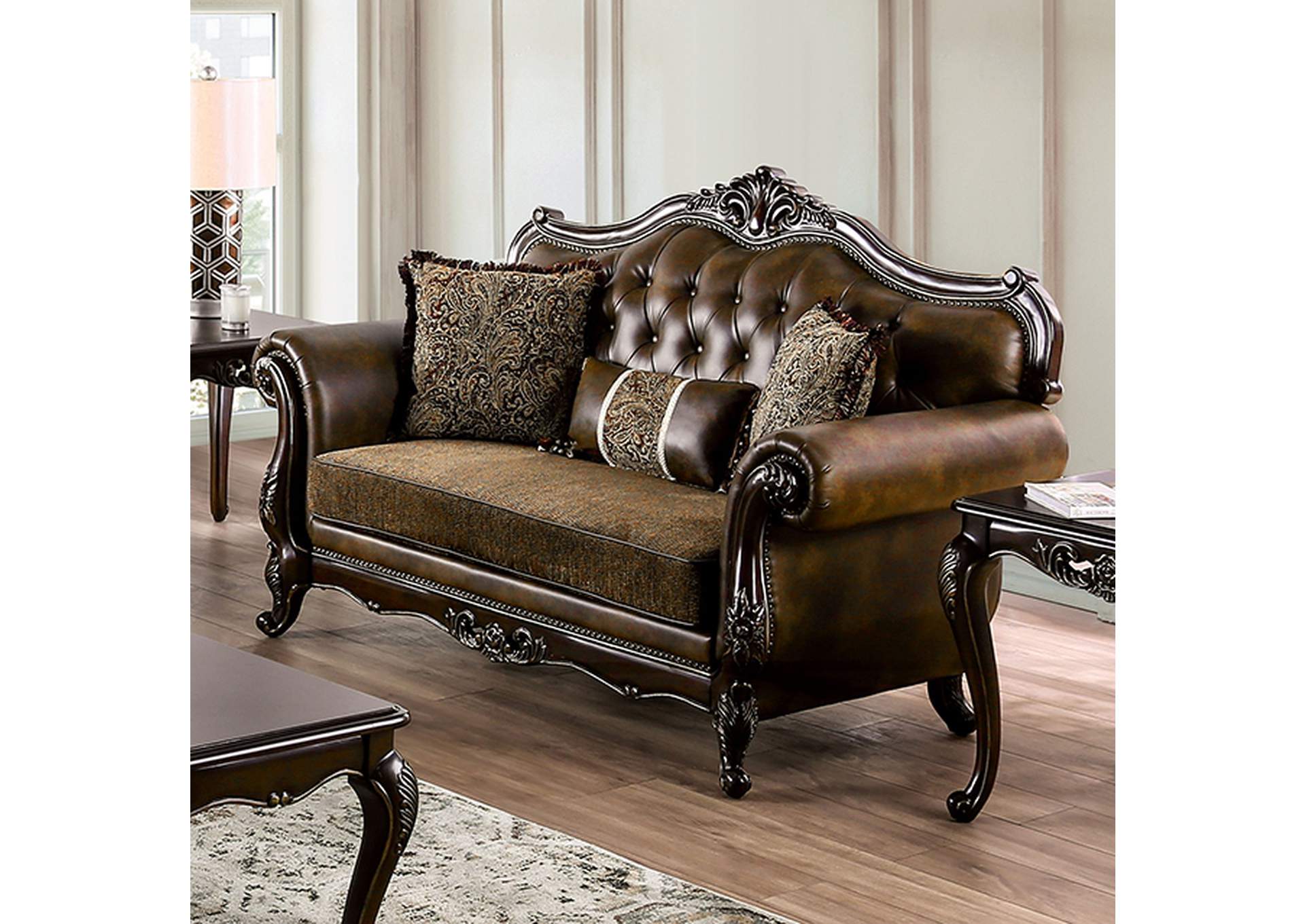 Ensenada Loveseat,Furniture of America