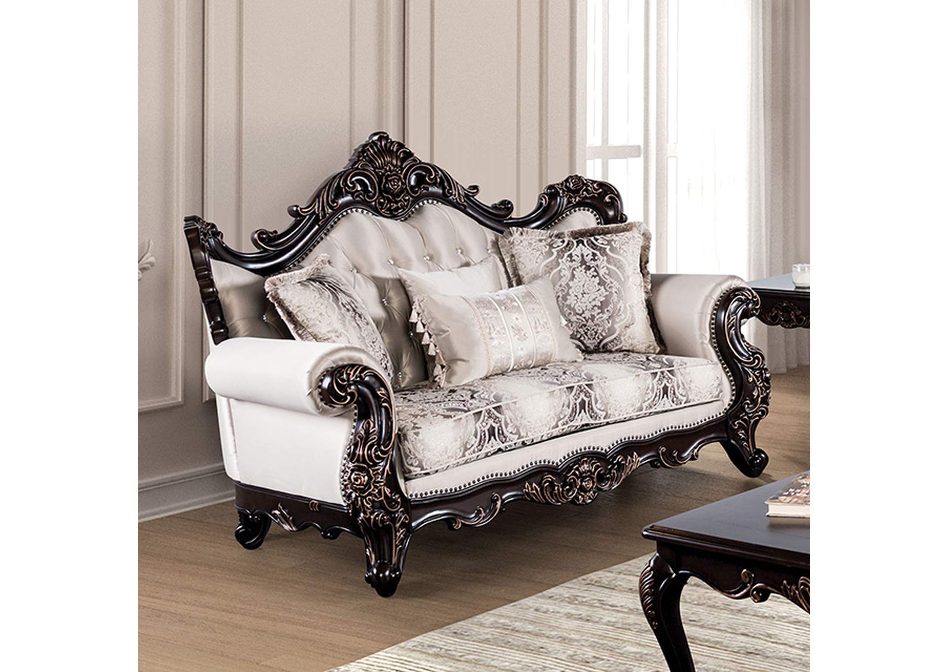 Palencia Loveseat,Furniture of America