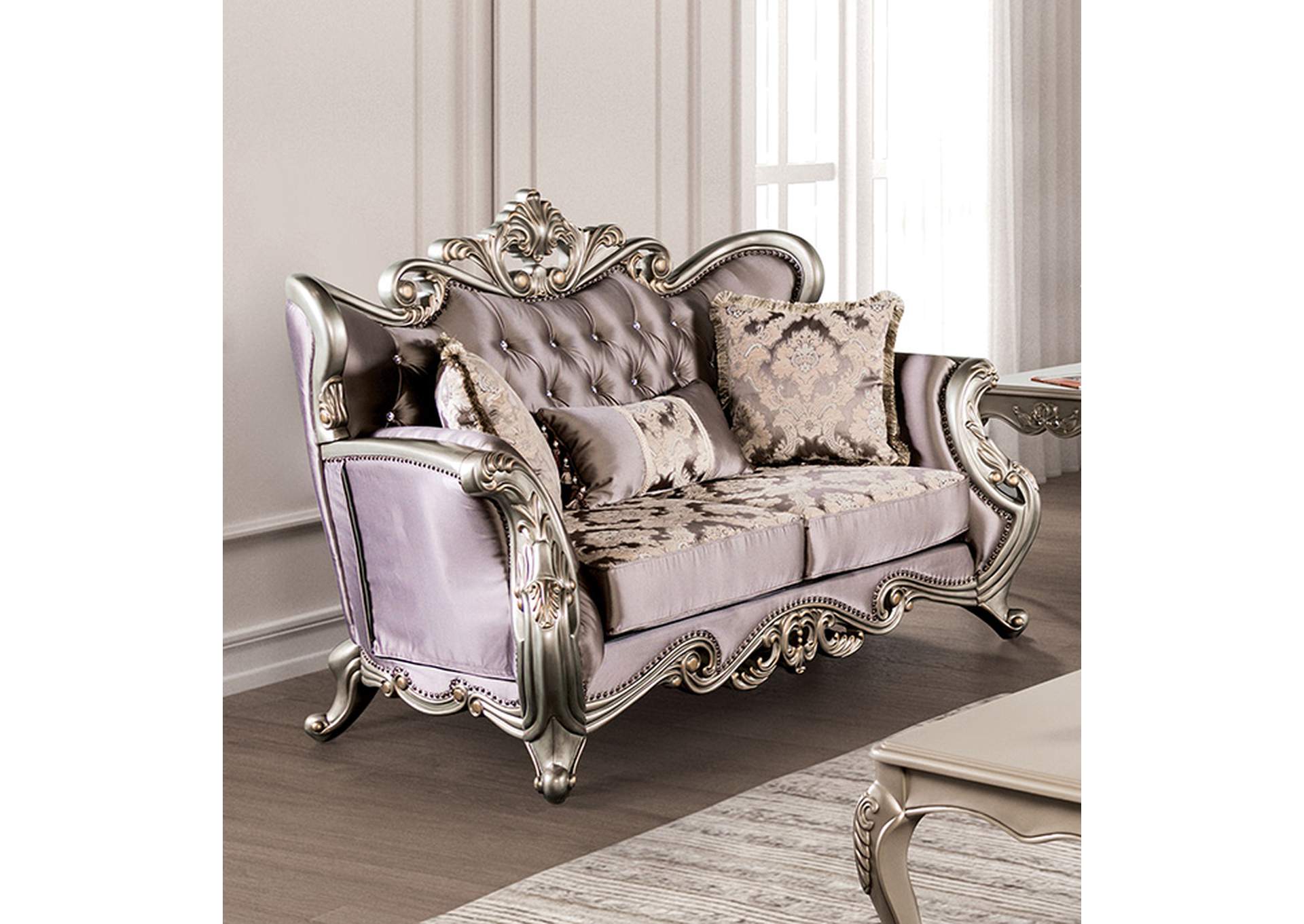 Albacete Loveseat,Furniture of America