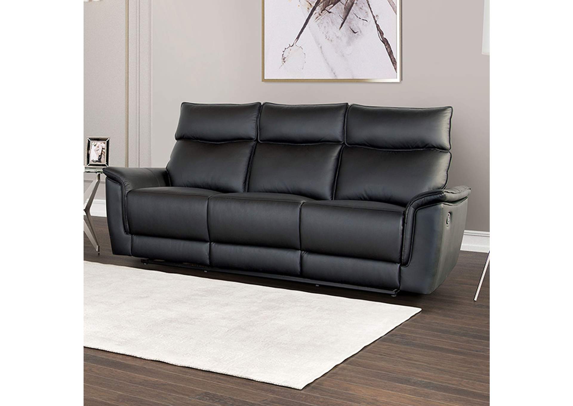 Bienne Sofa Manual Recliner,Furniture of America