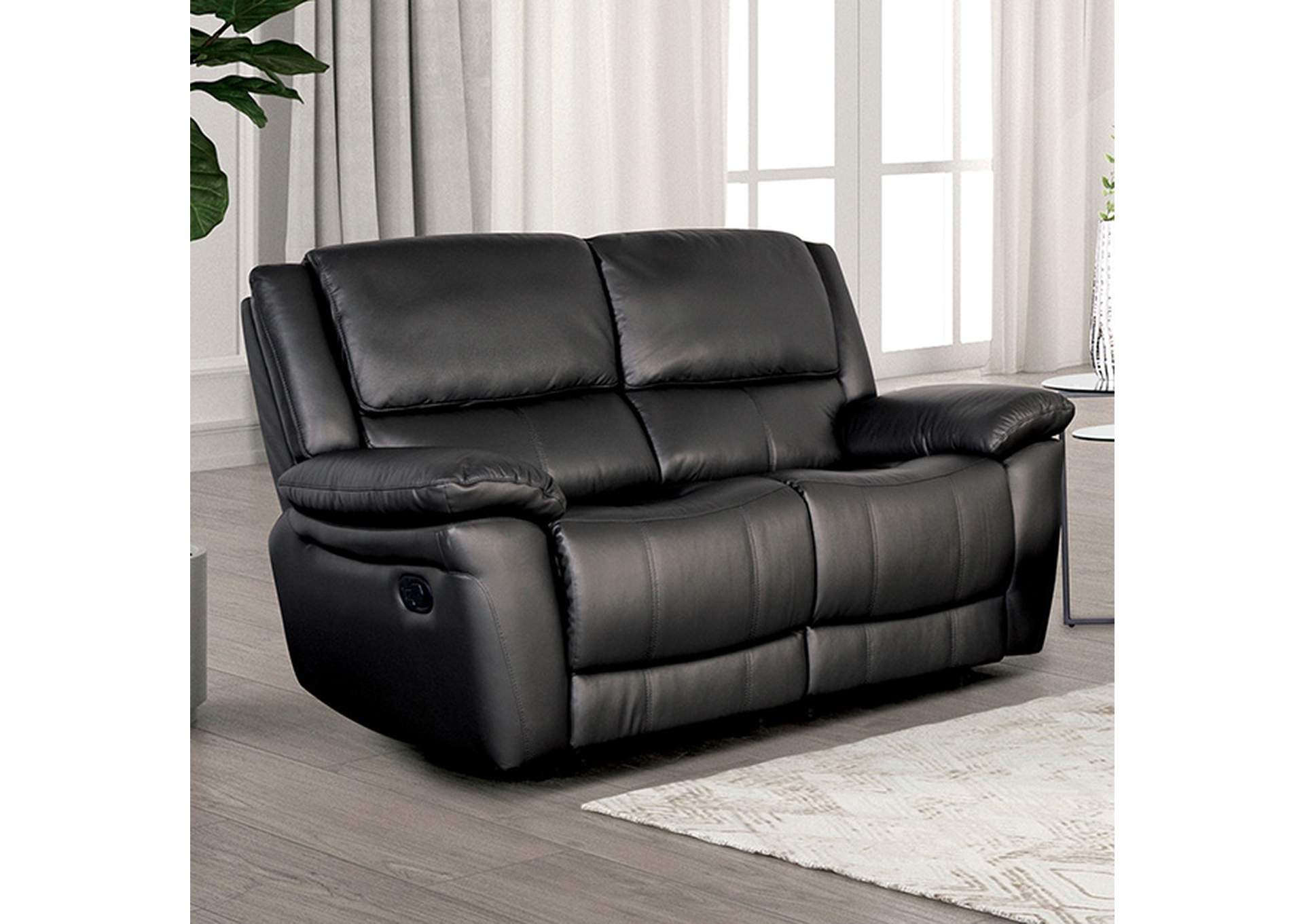 Glarus Loveseat Manual Recliner,Furniture of America