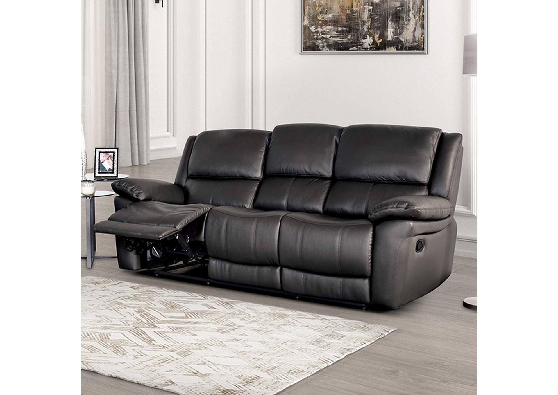Glarus Sofa Manual Recliner,Furniture of America