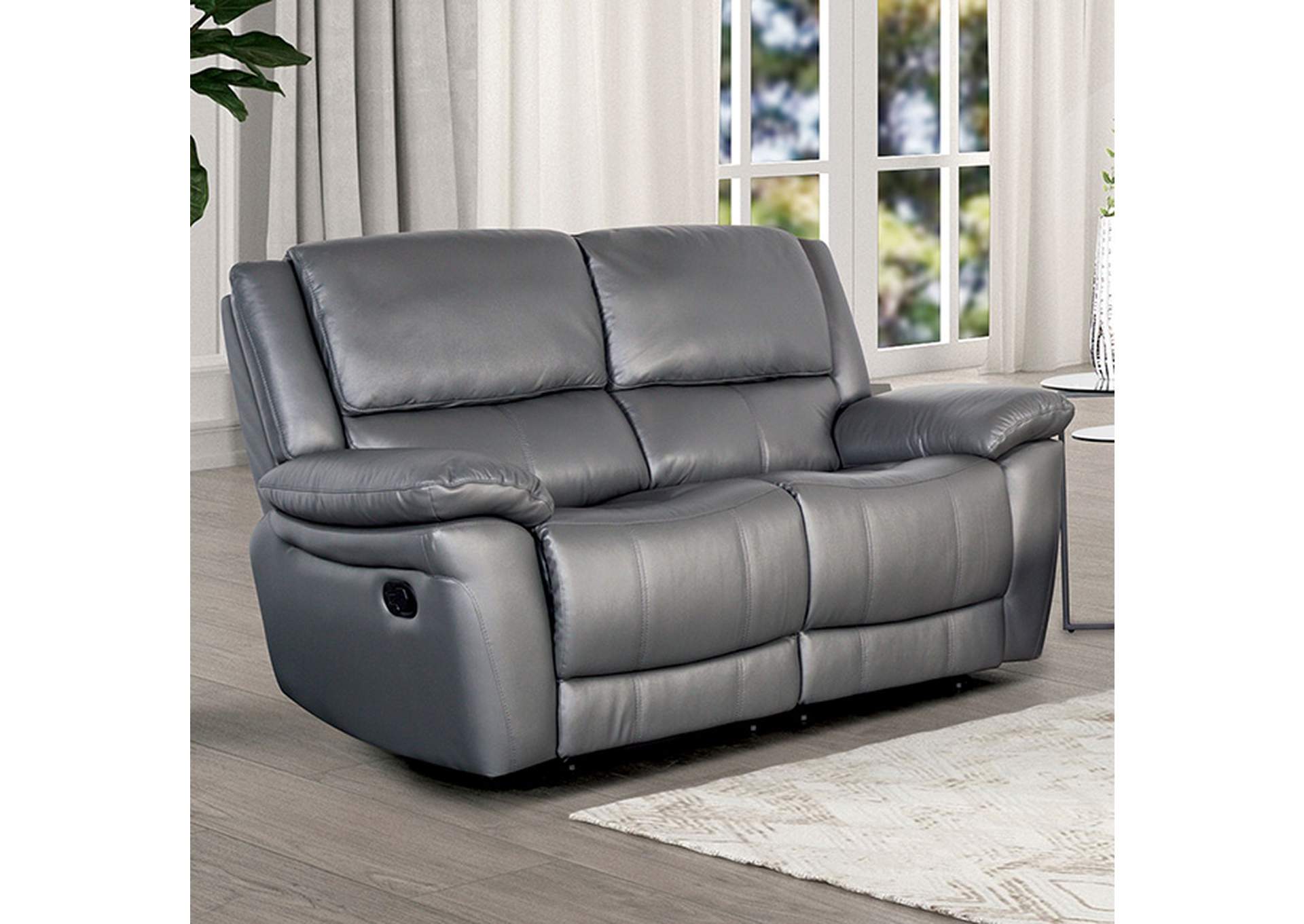 Glarus Loveseat Manual Recliner,Furniture of America