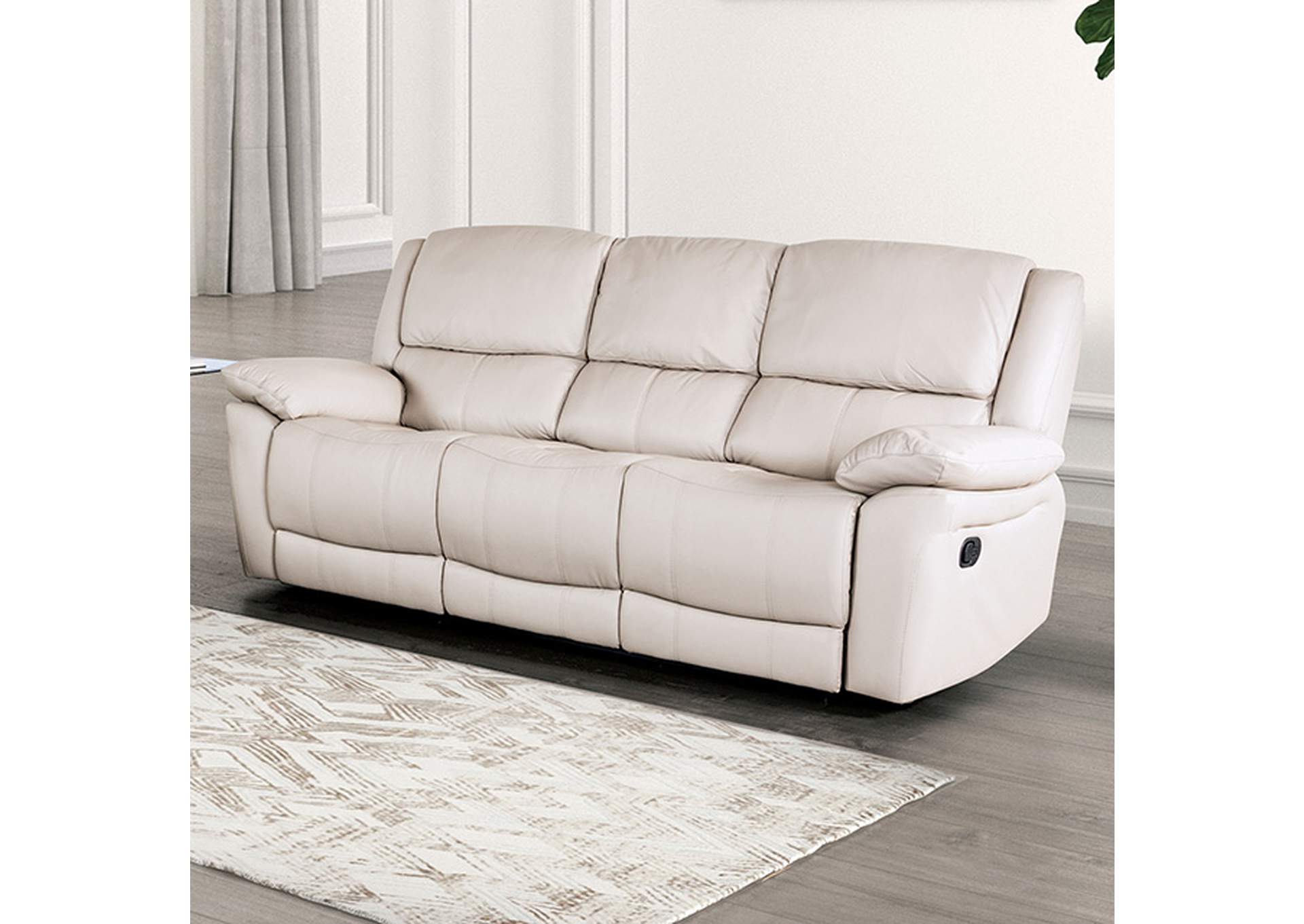 Glarus Sofa Manual Recliner,Furniture of America