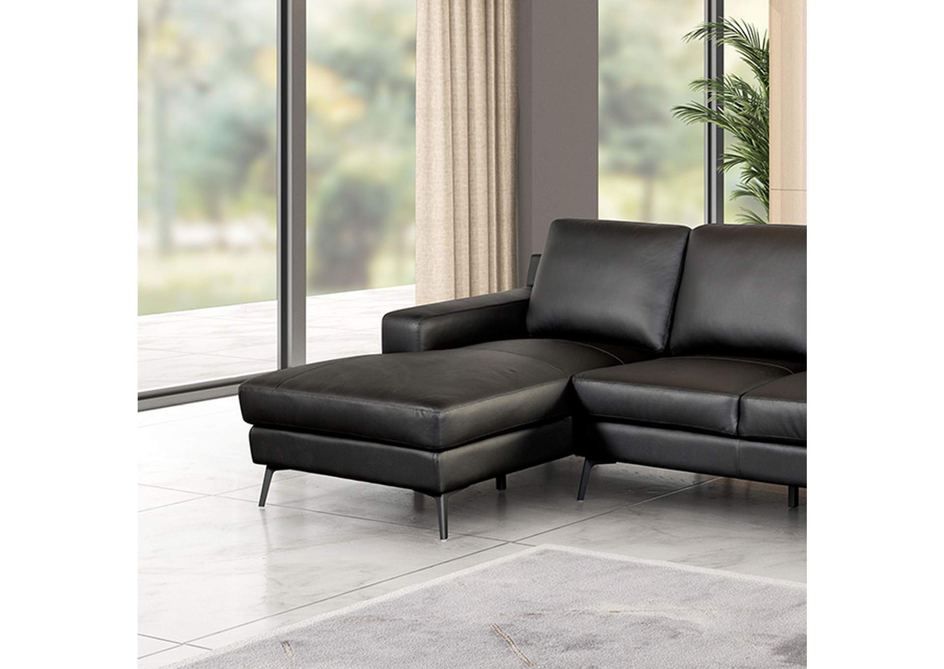 Stordal Sectional, Left Chaise,Furniture of America