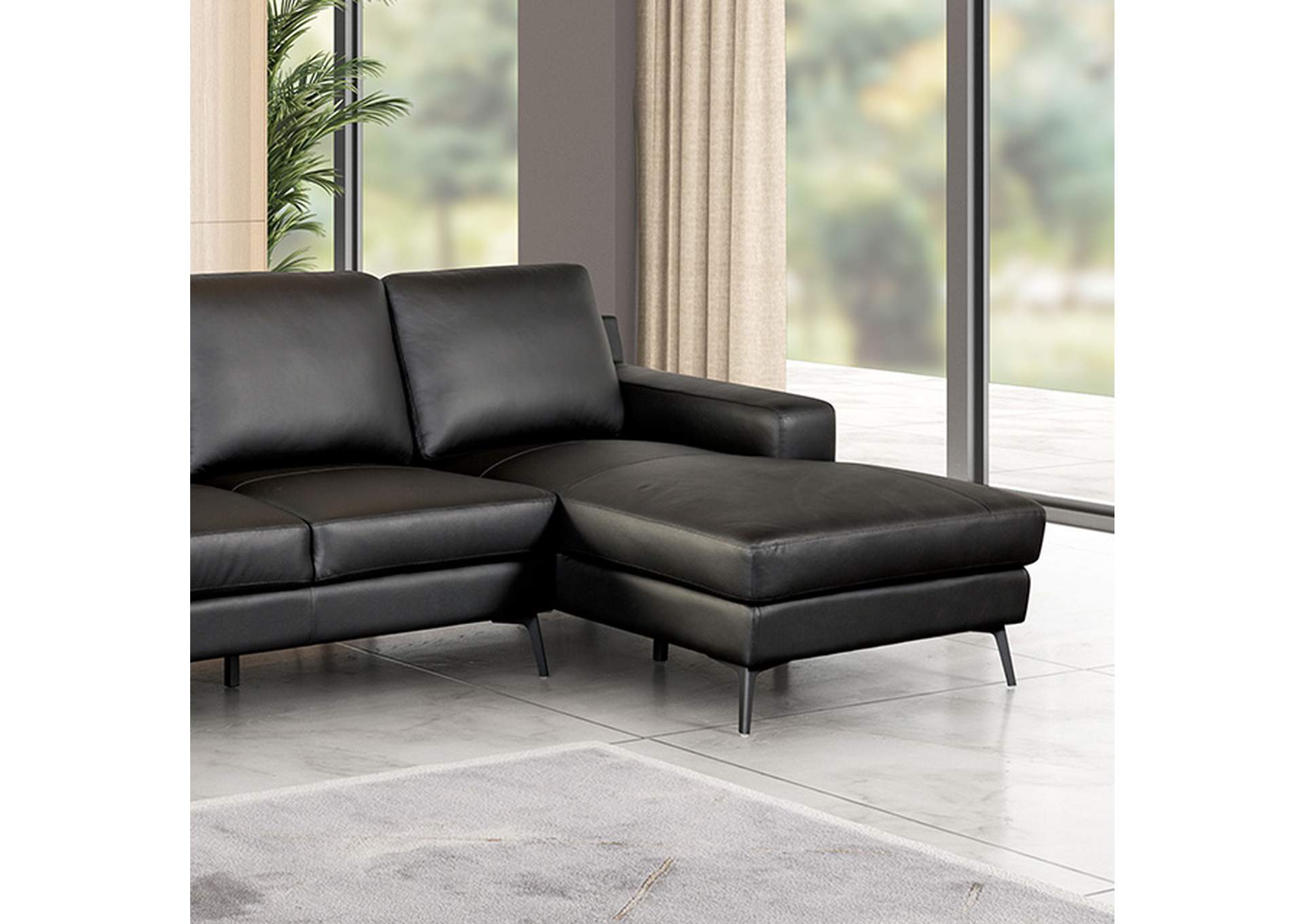 Stordal Sectional, Right Chaise,Furniture of America