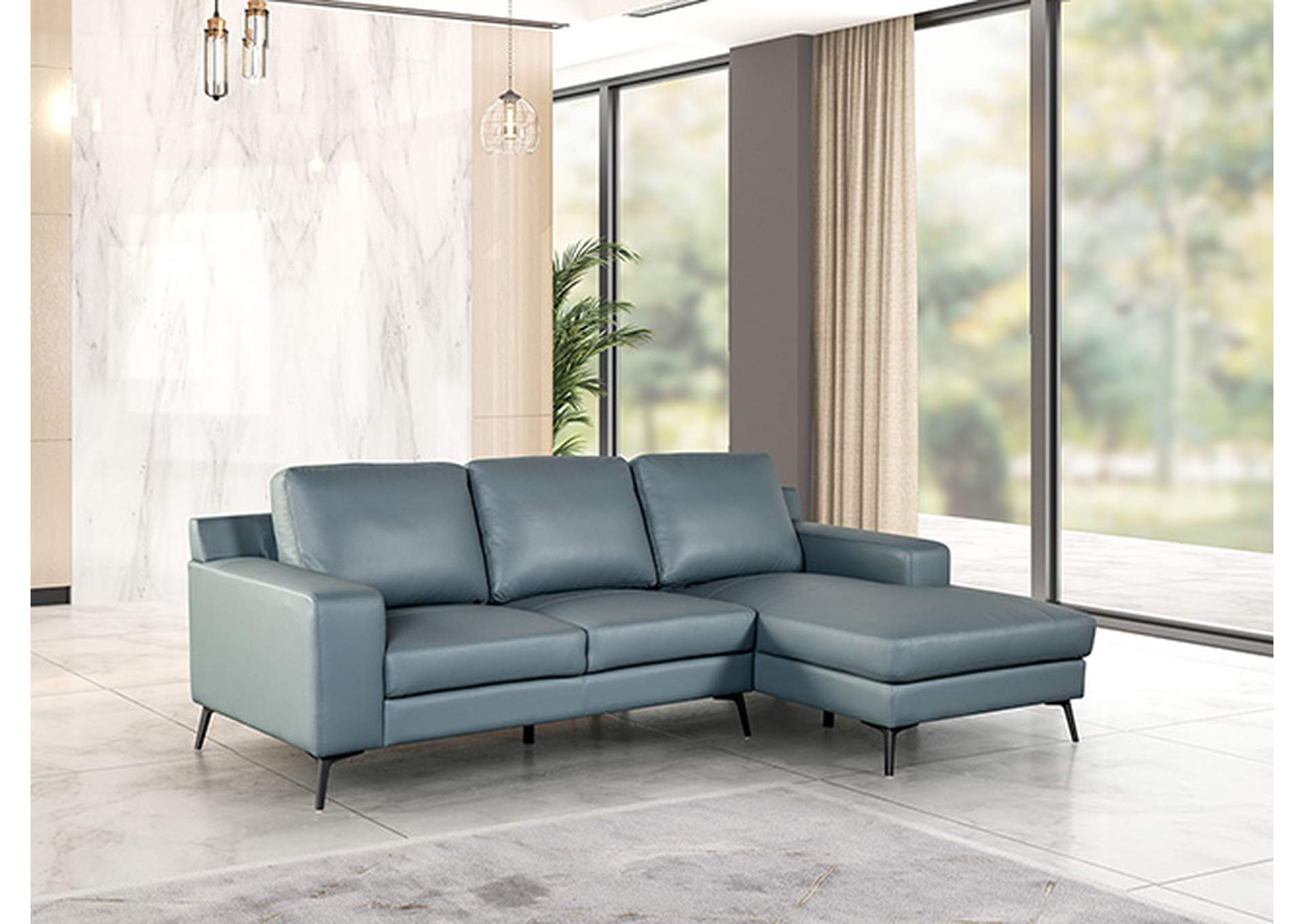 Stordal Sectional, Right Chaise,Furniture of America