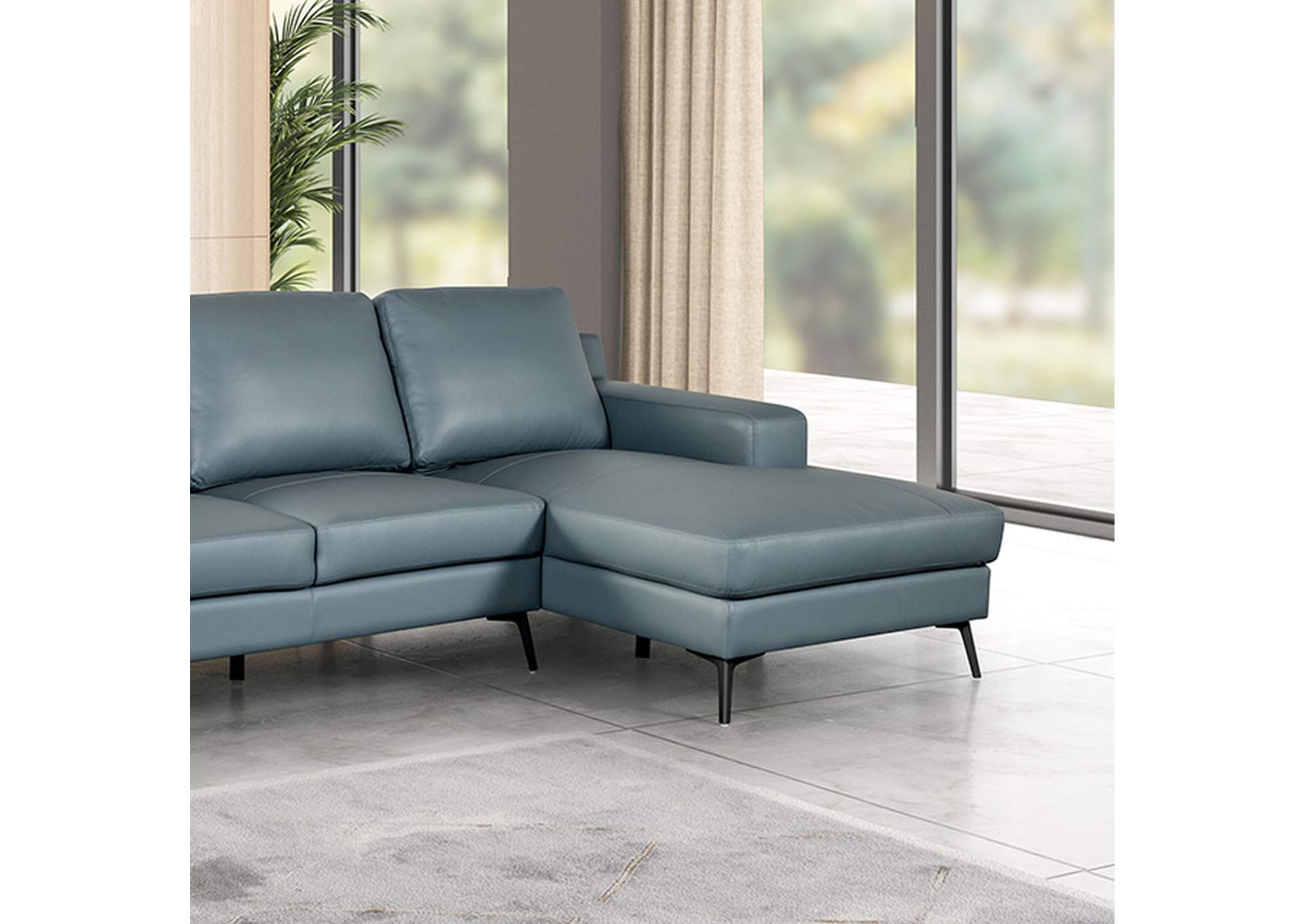 Stordal Sectional, Right Chaise,Furniture of America