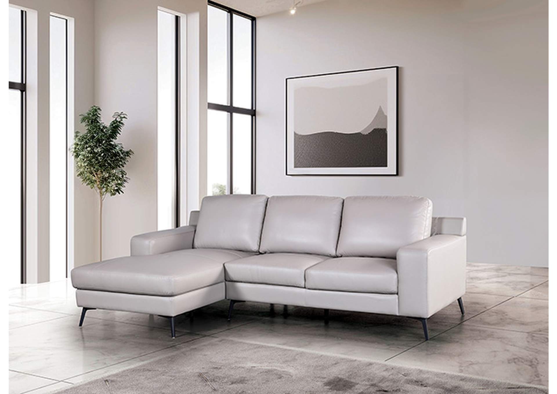 Stordal Sectional, Left Chaise,Furniture of America