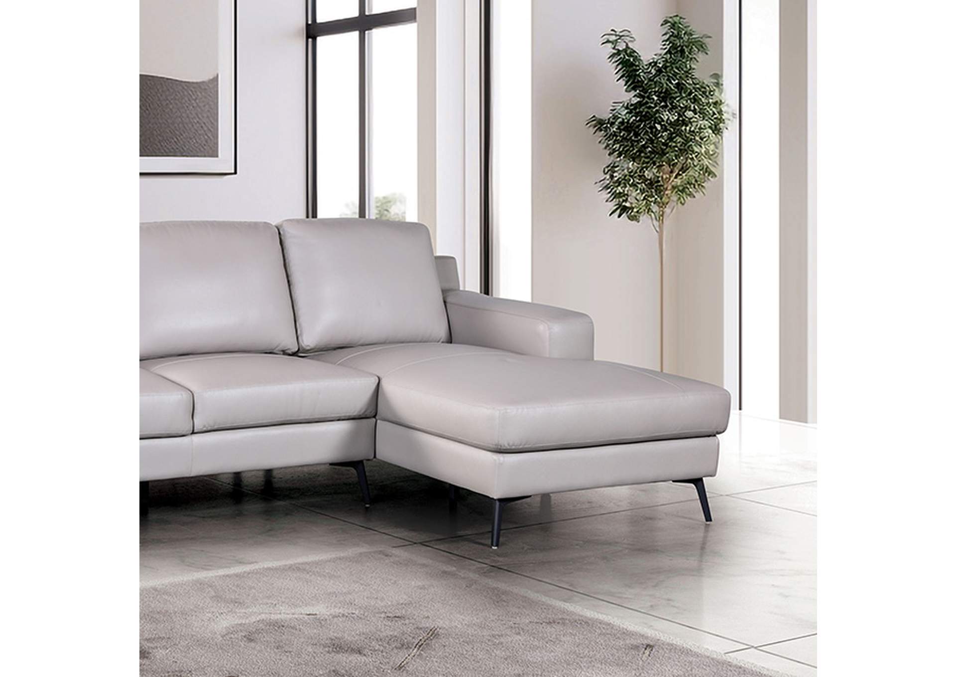 Stordal Sectional, Right Chaise,Furniture of America
