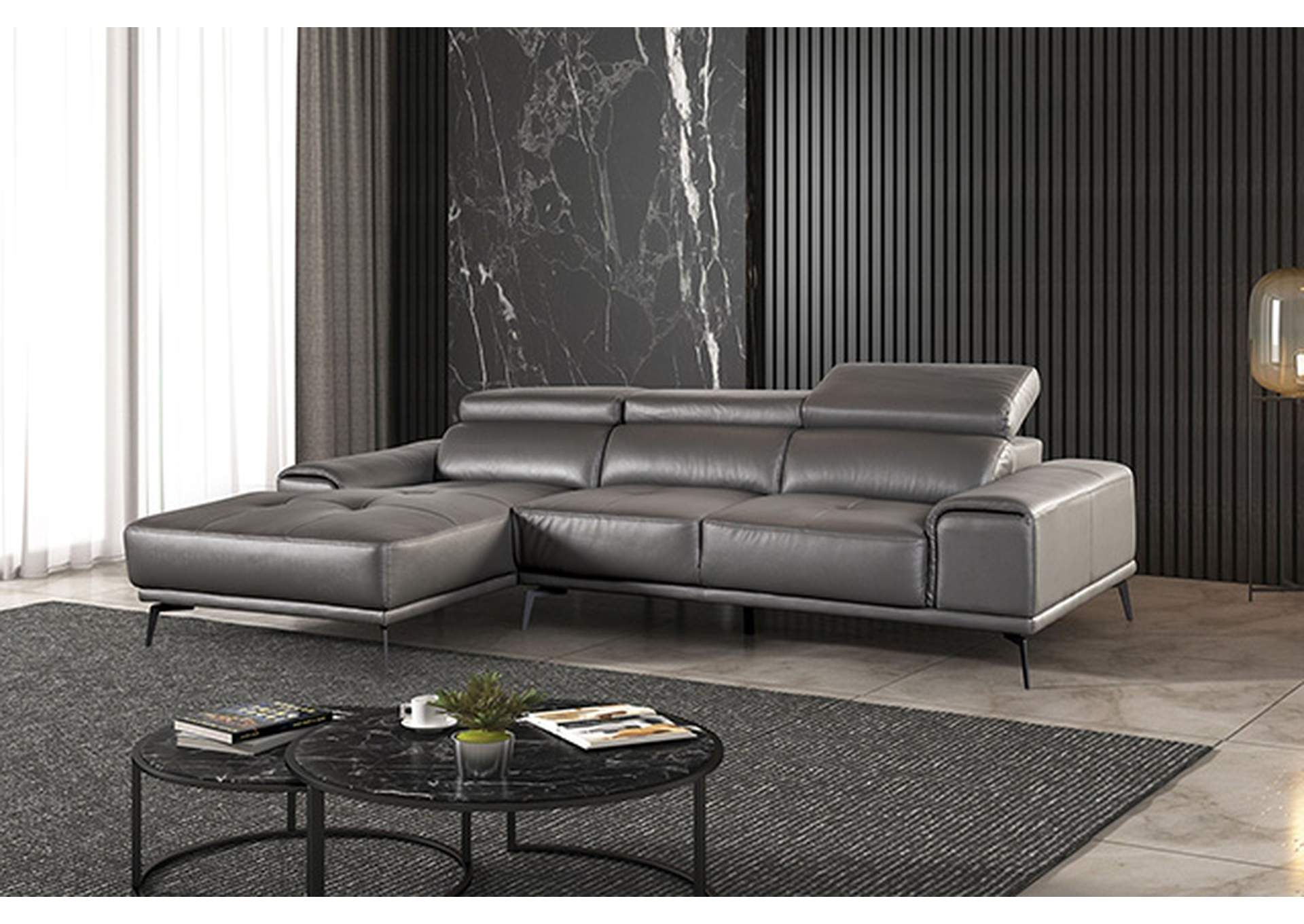 Vadso Sectional, Left Chaise,Furniture of America