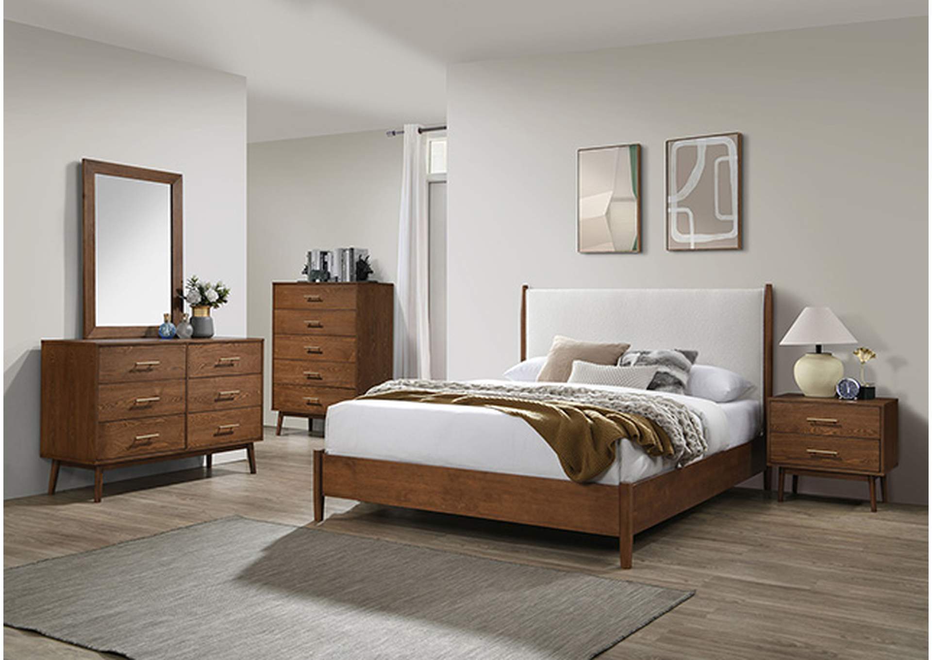 Thusis E.King Bed,Furniture of America