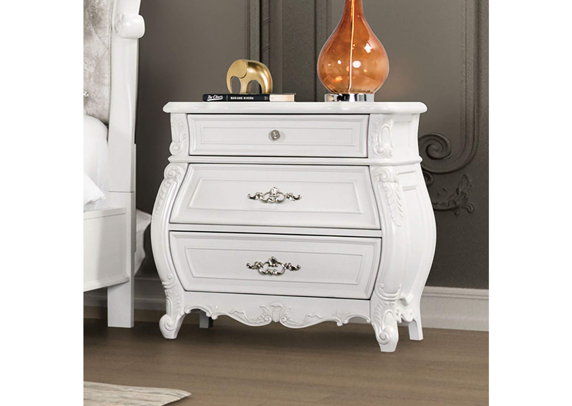Valentini Night Stand,Furniture of America