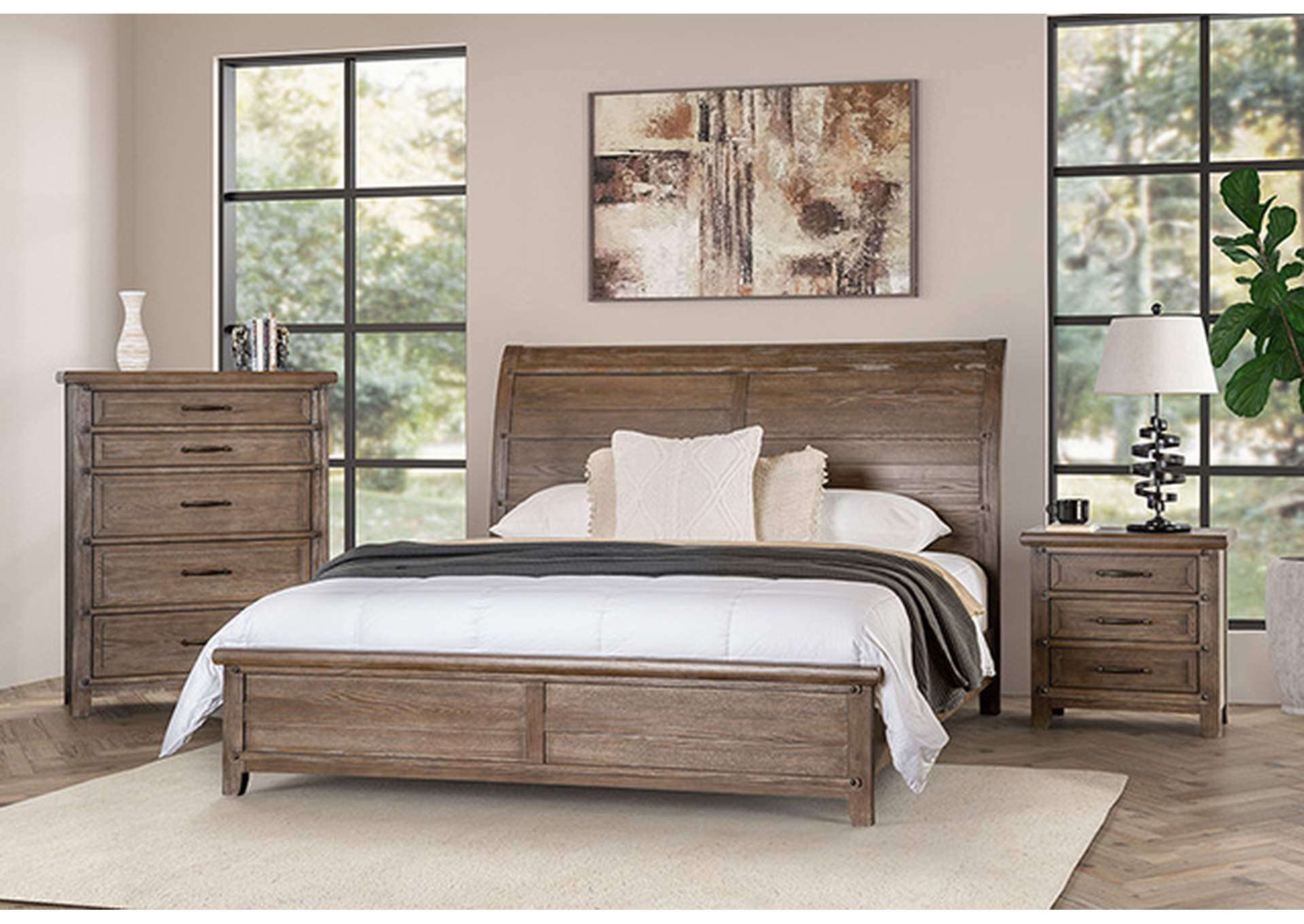 Merthyr Bed,Furniture of America