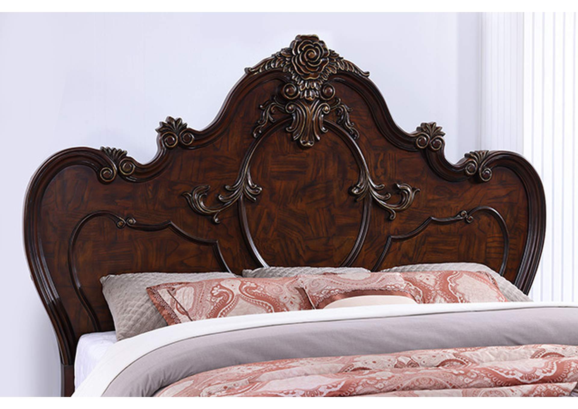 Roselli E.King Bed,Furniture of America