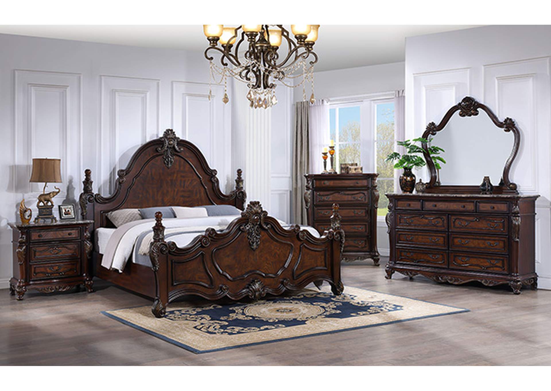 Francione Queen Bed,Furniture of America