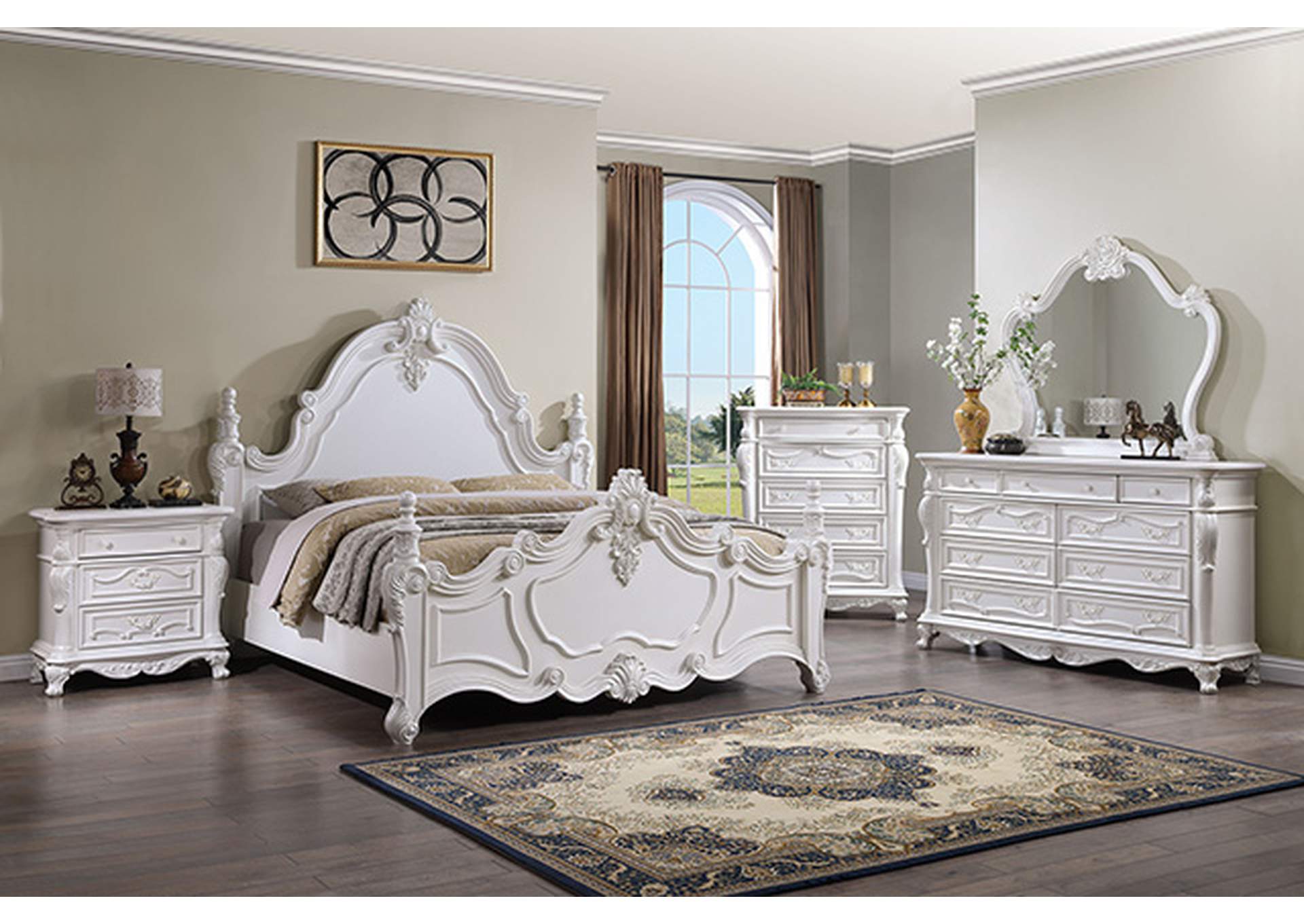 Francione Queen Bed,Furniture of America
