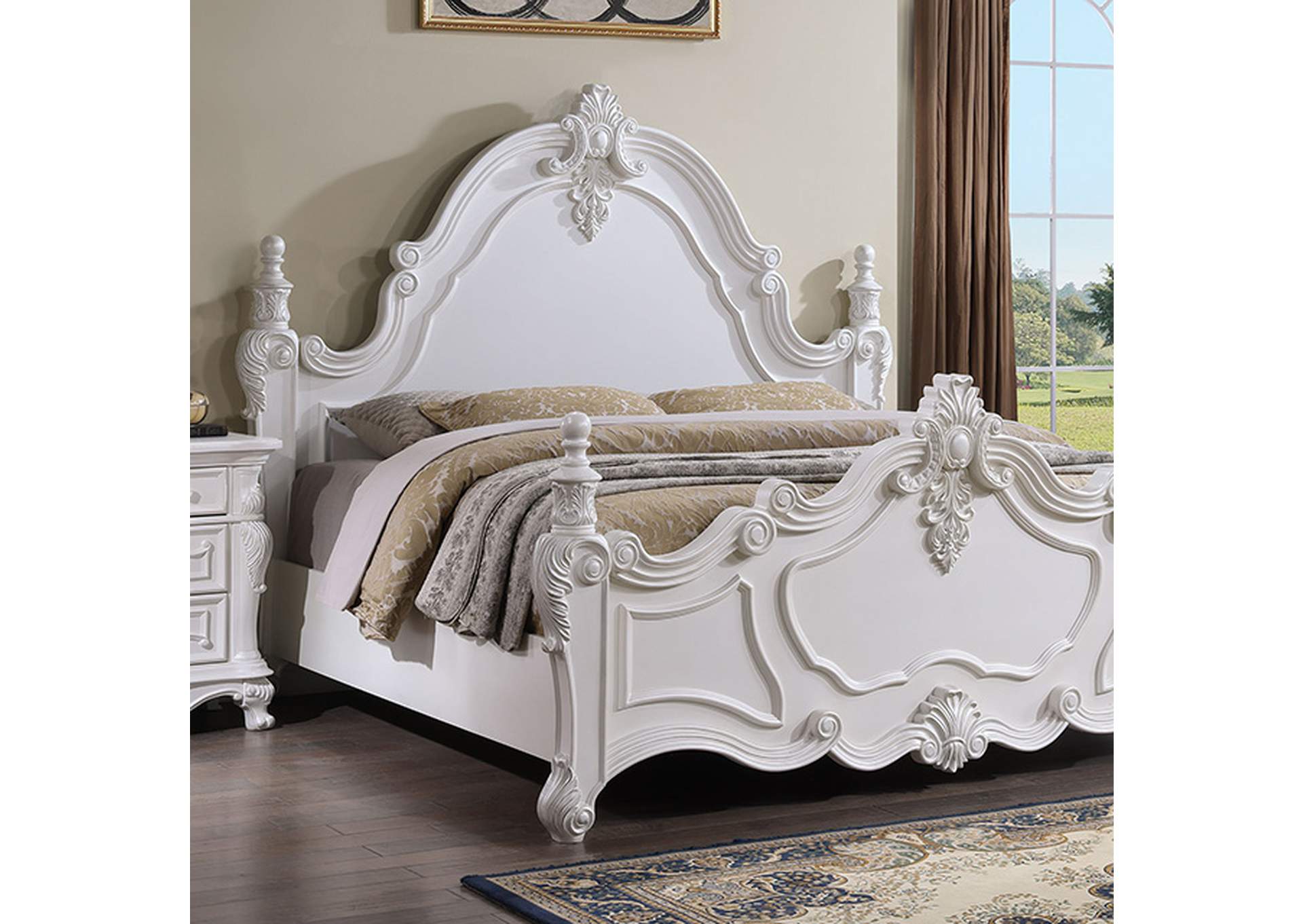 Francione Queen Bed,Furniture of America
