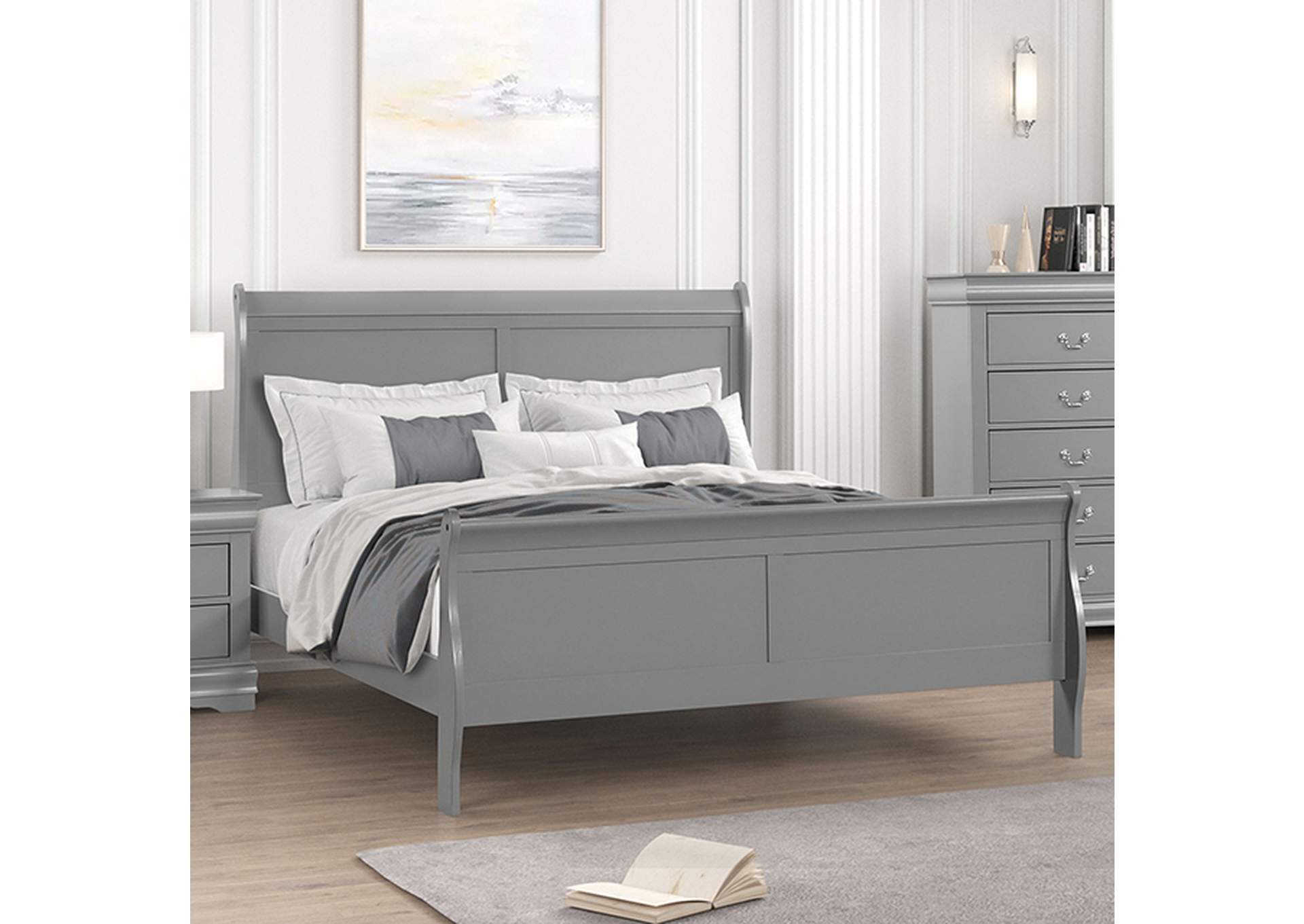 Louis Philippe Queen Bed,Furniture of America