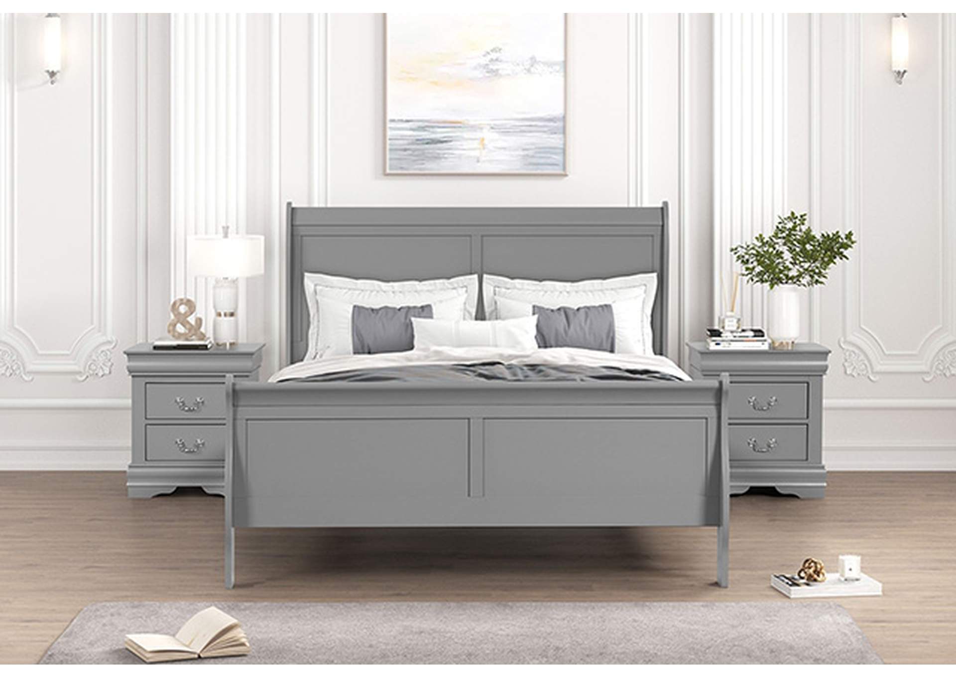 Louis Philippe Full Bed,Furniture of America