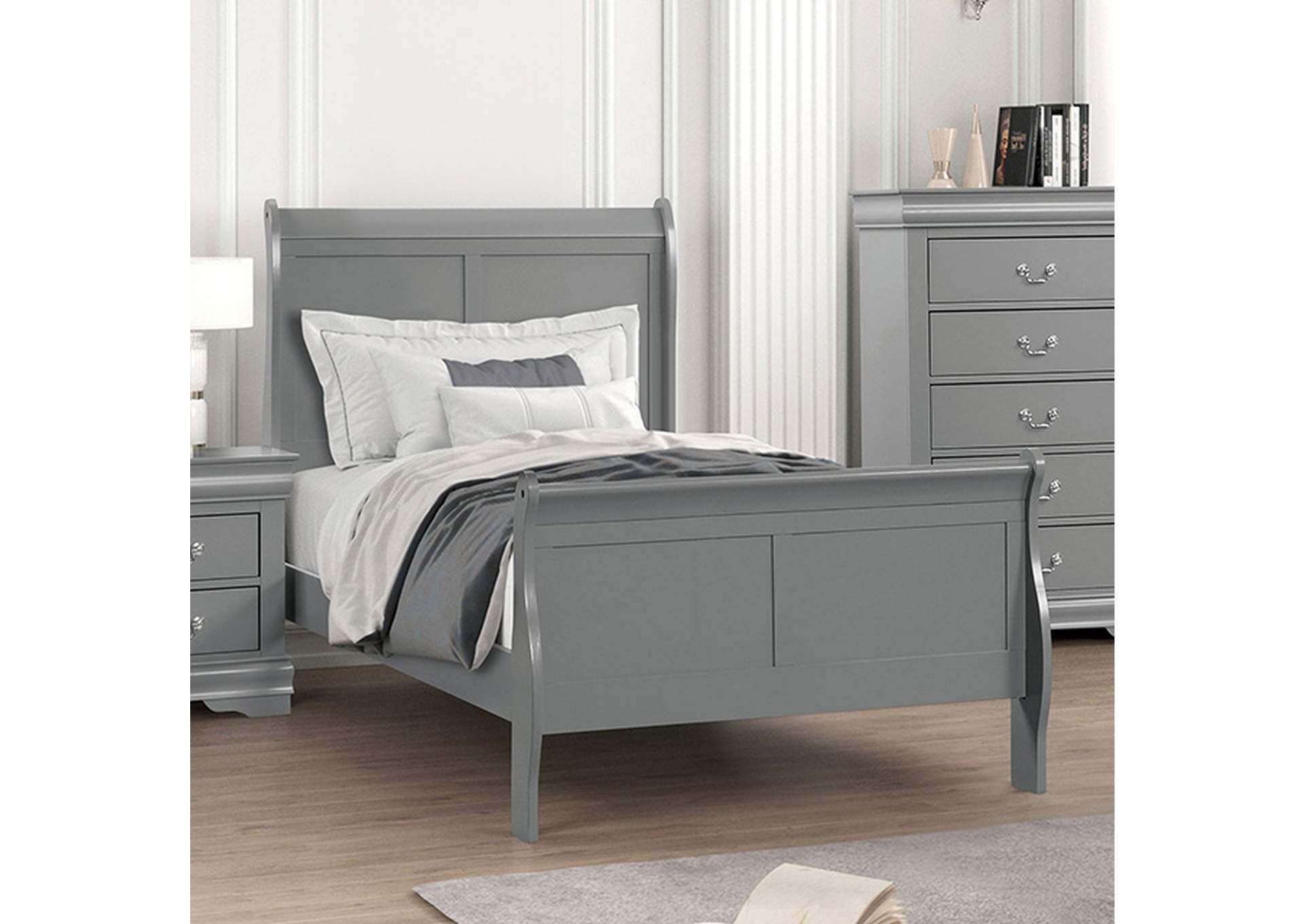Louis Philippe Twin Bed,Furniture of America