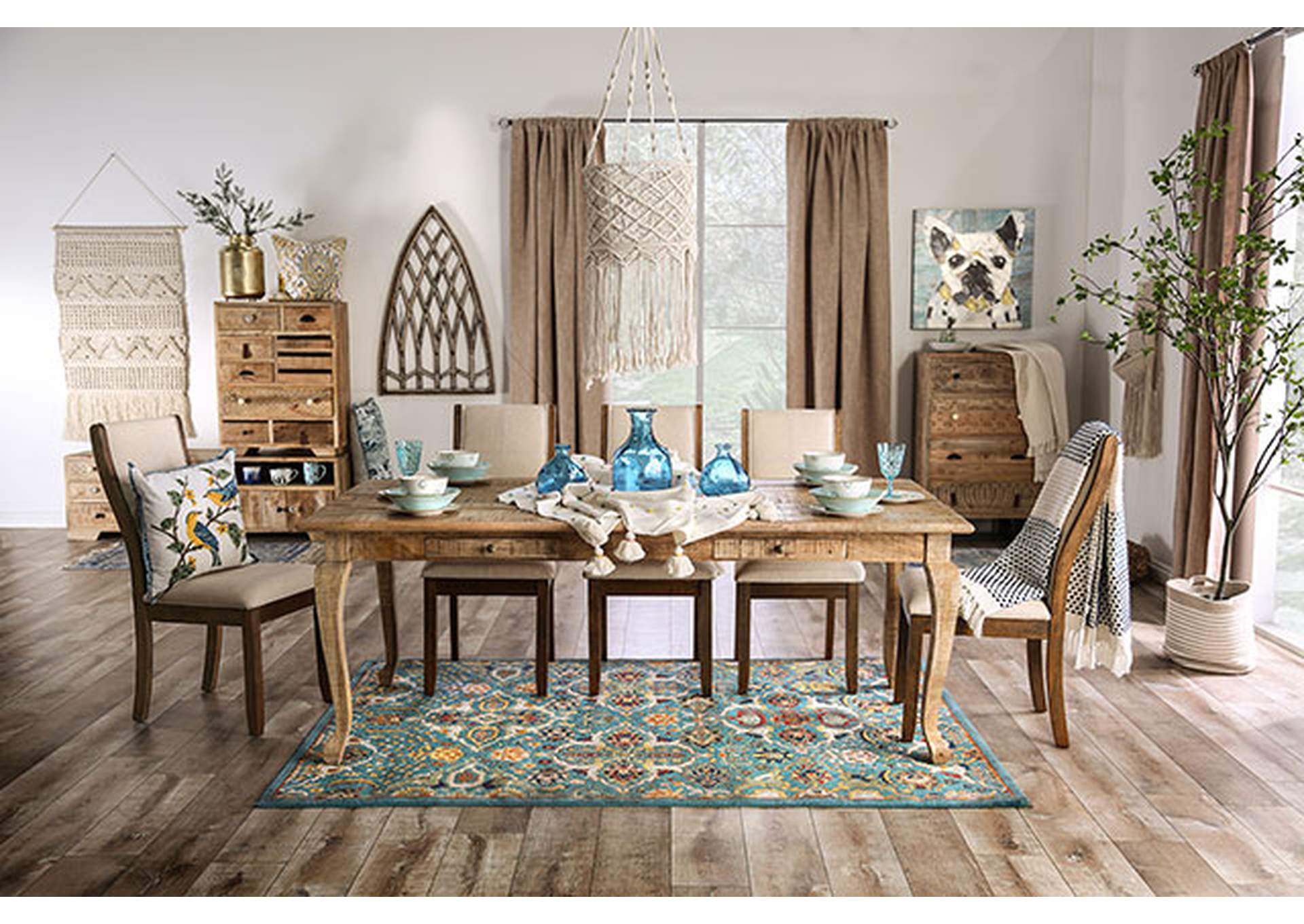 Blanchefleur Dining Table,Furniture of America
