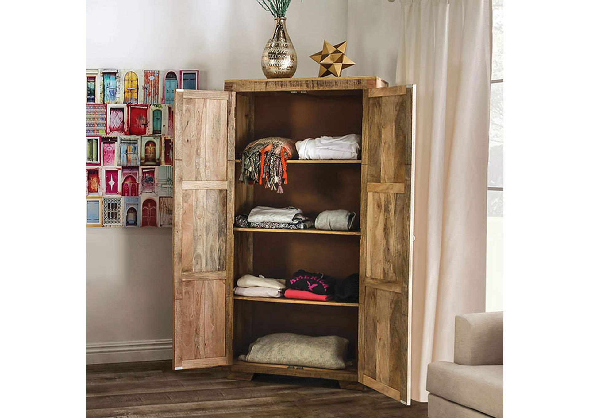 Blanchefleur Cabinet,Furniture of America