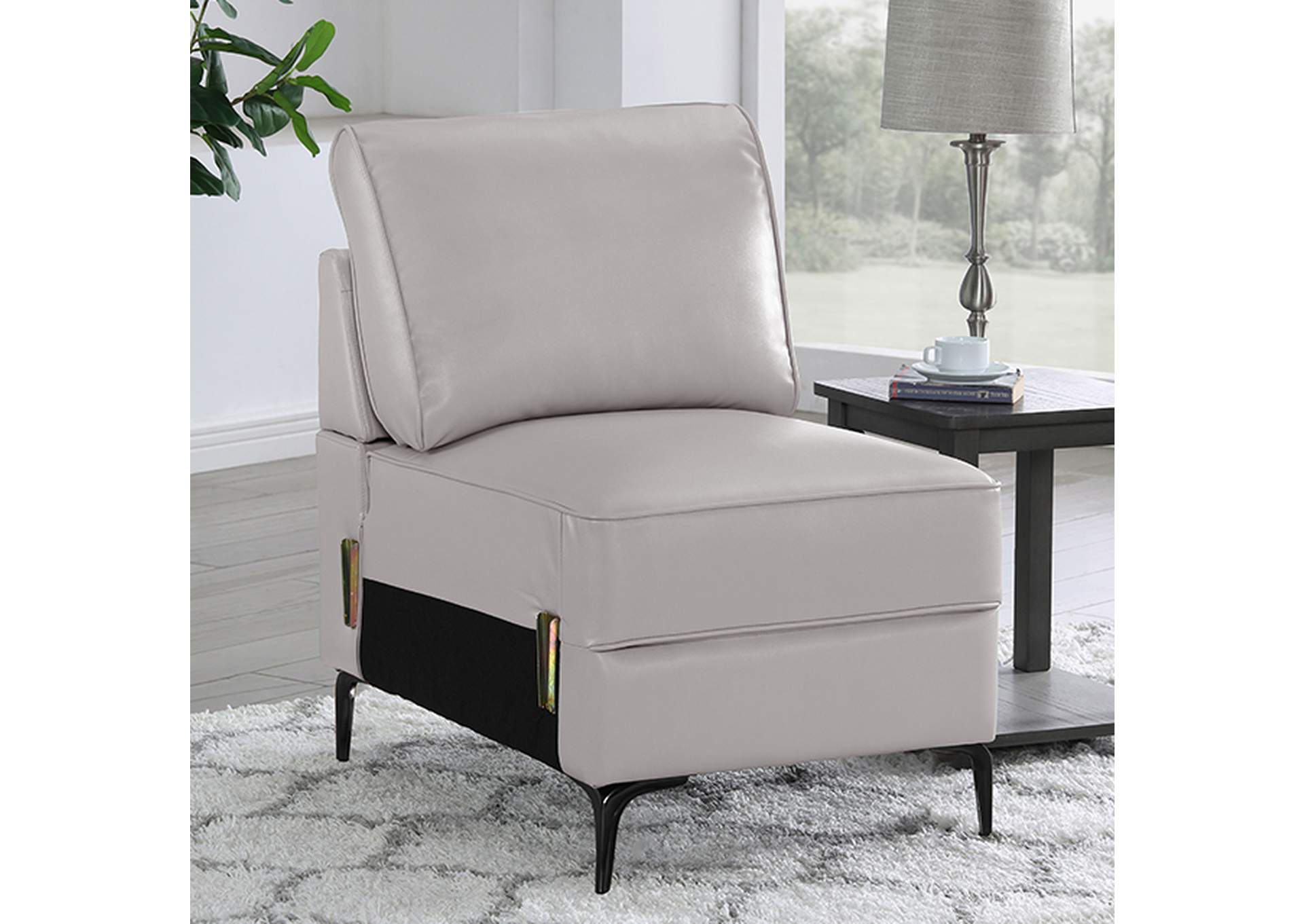 Vestland Armless Chair,Furniture of America