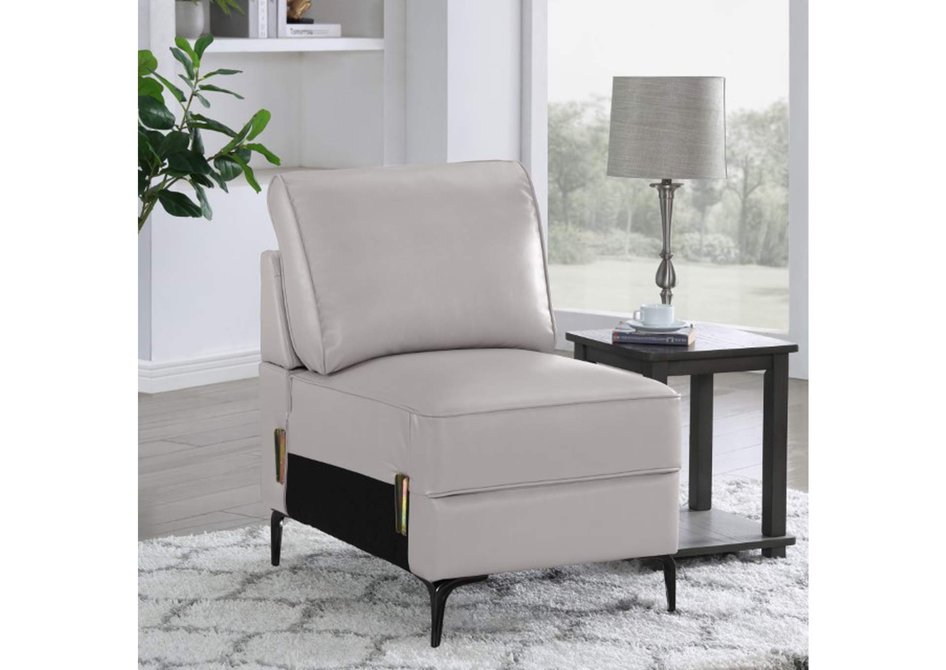 Vestland Armless Chair,Furniture of America